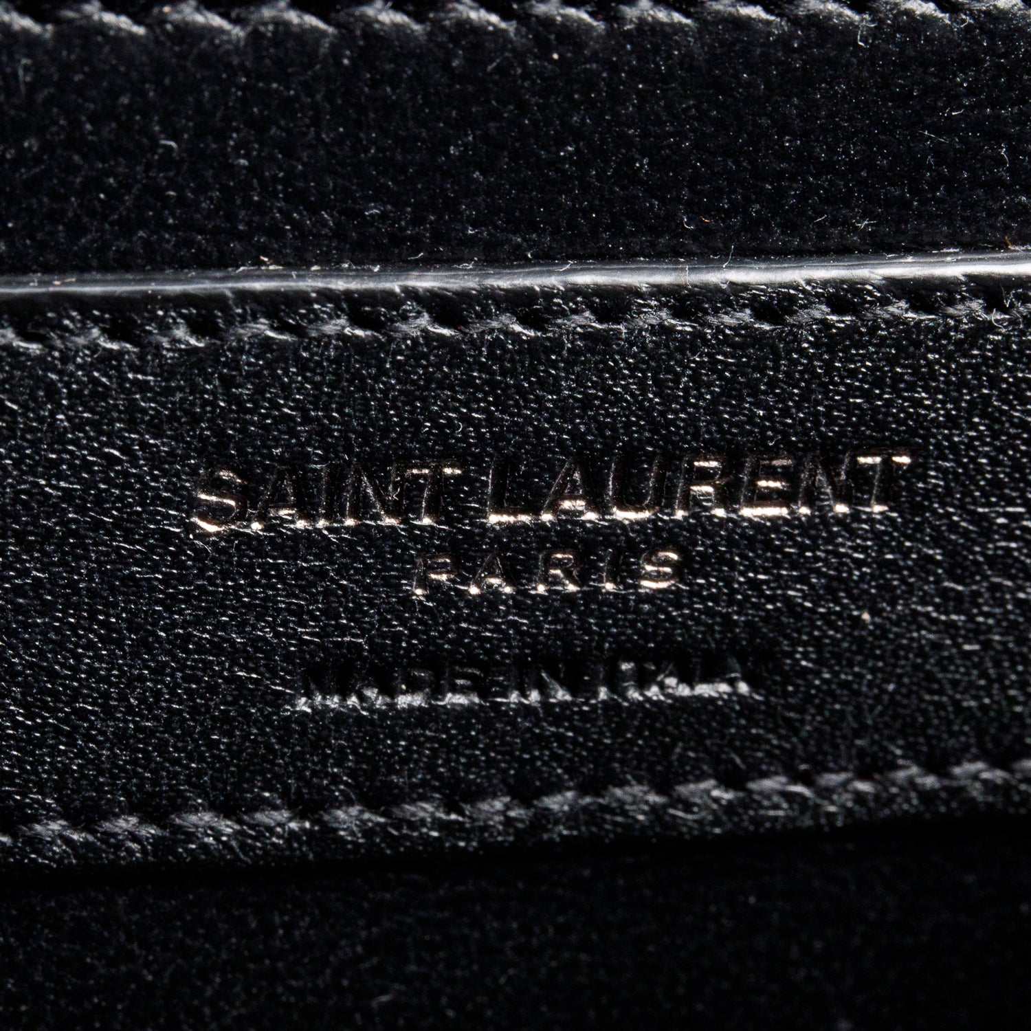 Saint Laurent 2020 So Black Grain De Poudre Leather Medium Kate Bag