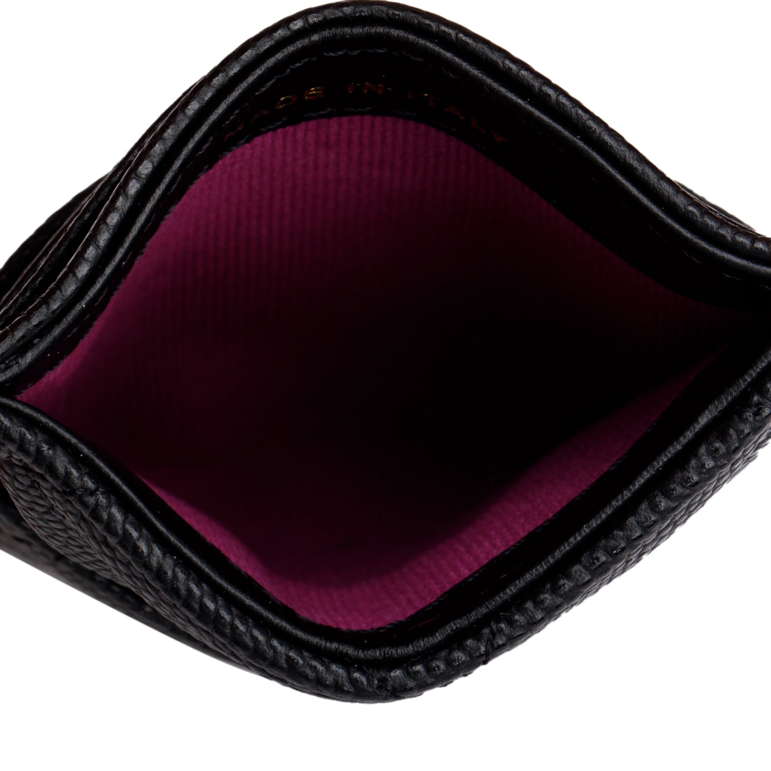 Chanel Black Quilted Caviar Card Holder w/ Box