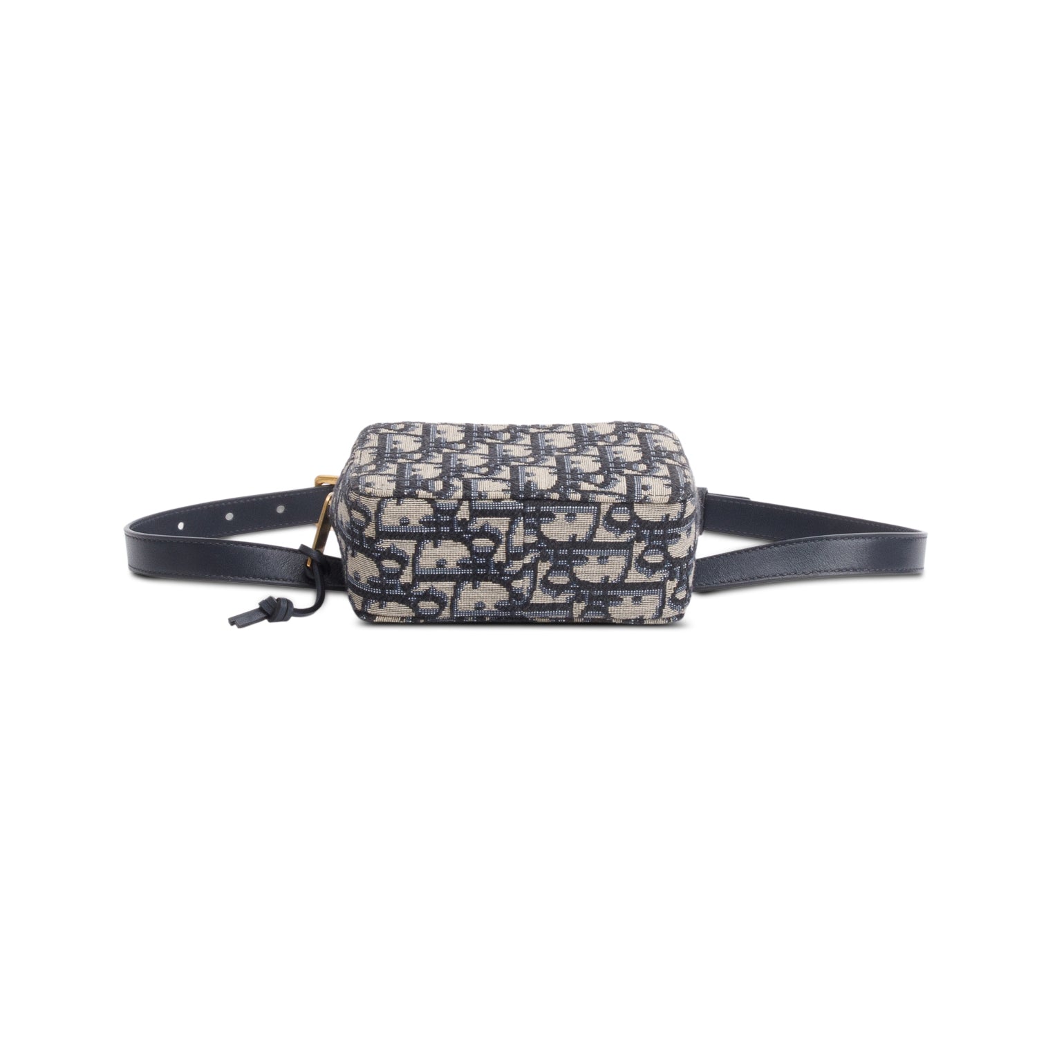 Christian Dior 2020 Navy Oblique Pouch Belt Bag