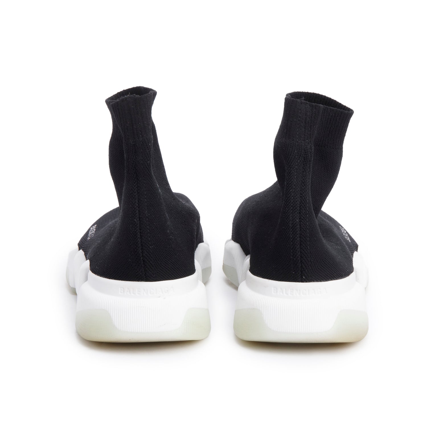 Balenciaga Black Knit Speed Trainer Sock Sneaker, Men's Size 43 w/ Box