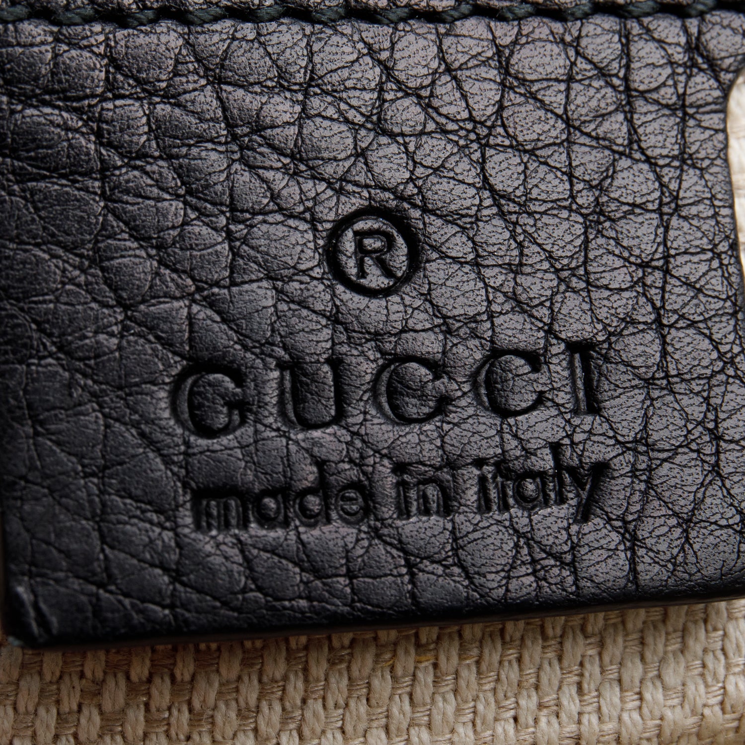 Gucci Black Leather Medium Soho Chain Crossbody Bag