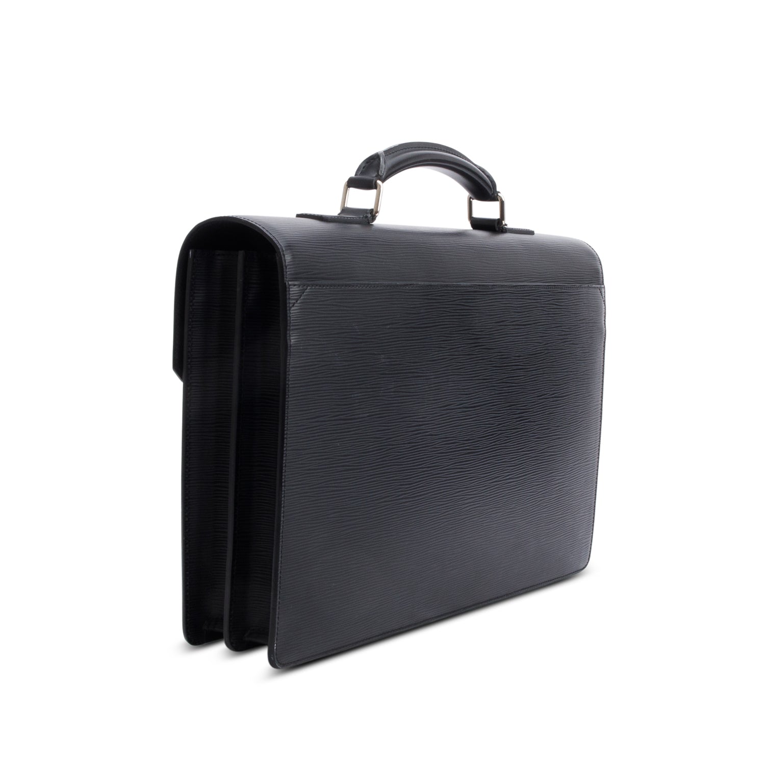Louis Vuitton Black Epi Leather Robusto 2 Compartment Briefcase