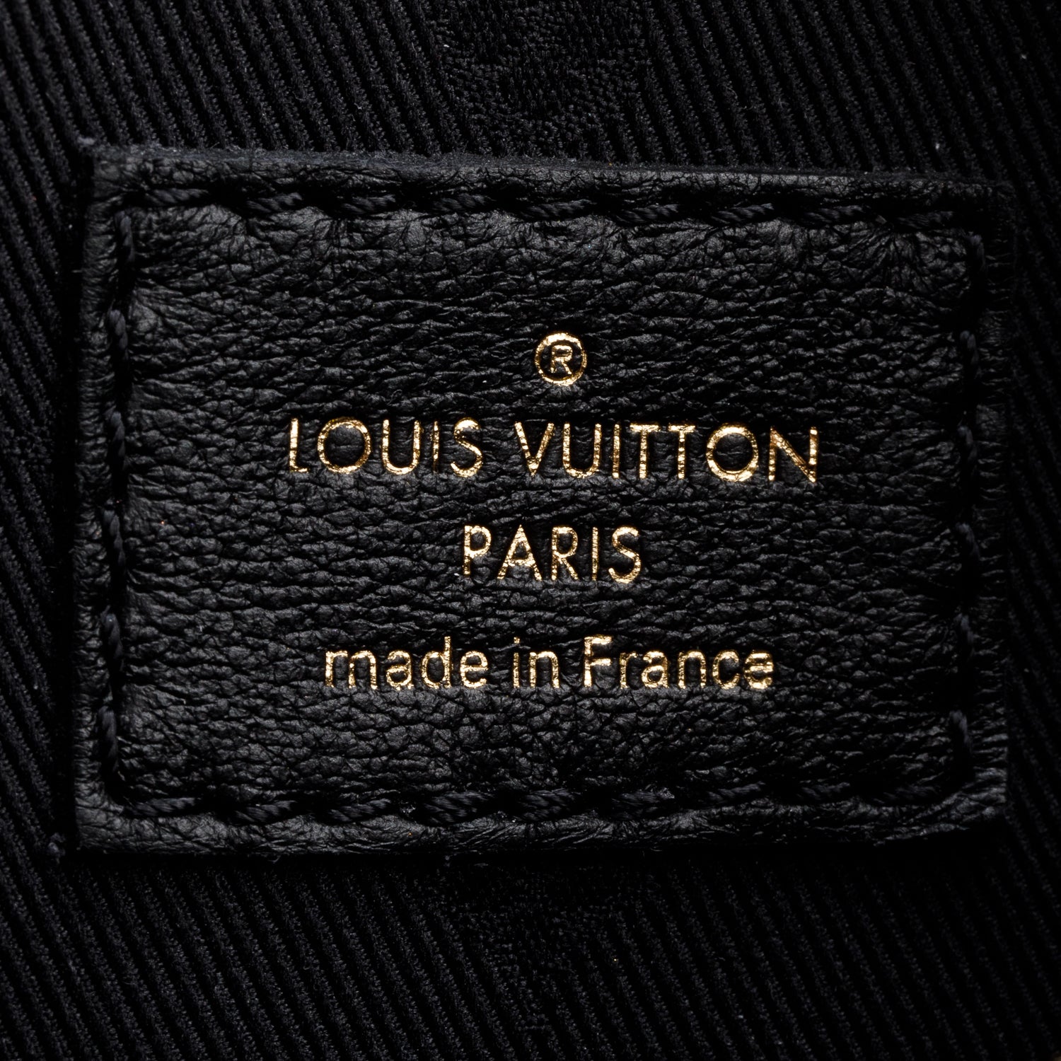Louis Vuitton Black Bubblegram Embossed Leather Over The Moon Bag w/ Straps