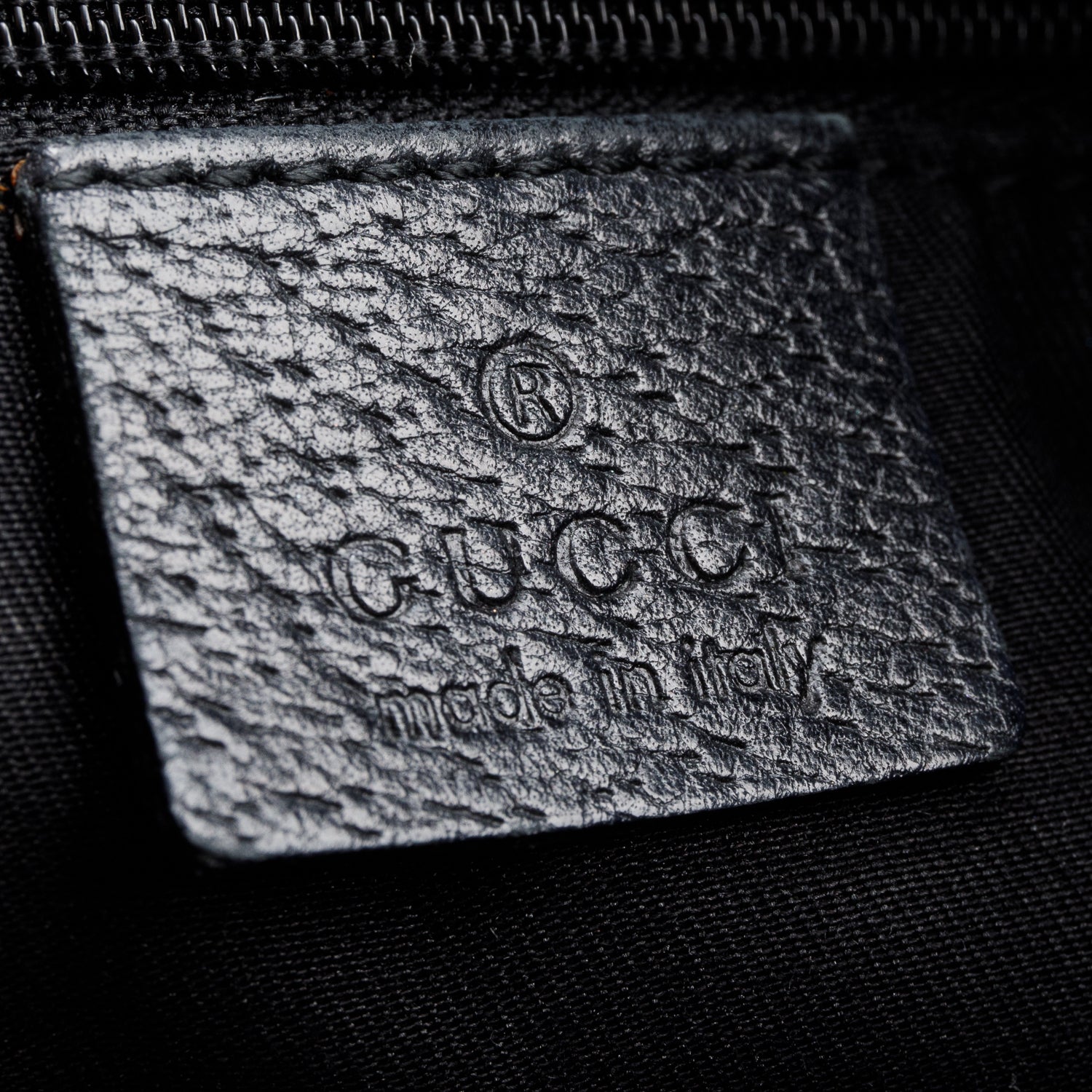 Gucci Black Leather Trim GG Canvas Small Abbey Boston Bag