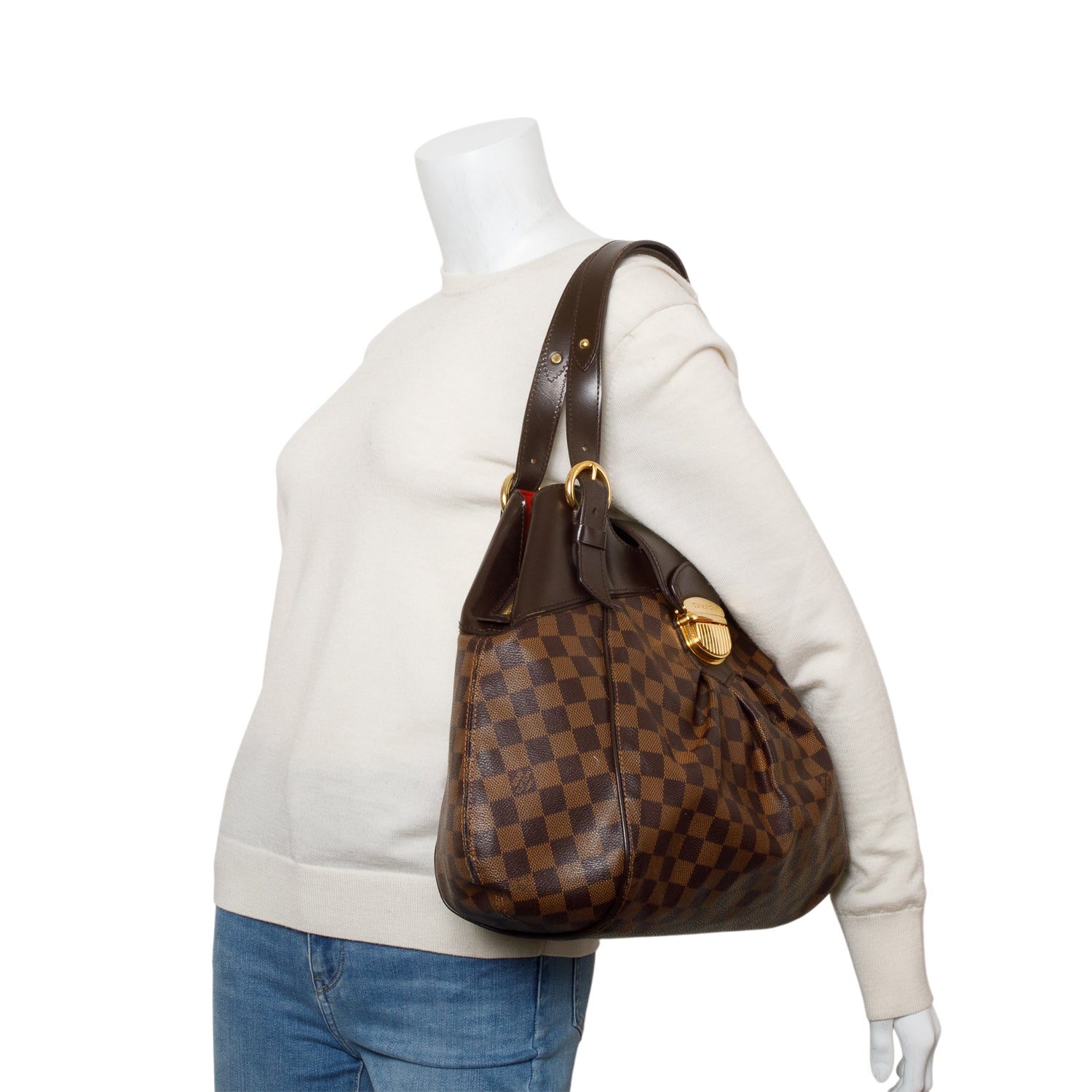 Louis Vuitton Damier Ebene Sistina GM