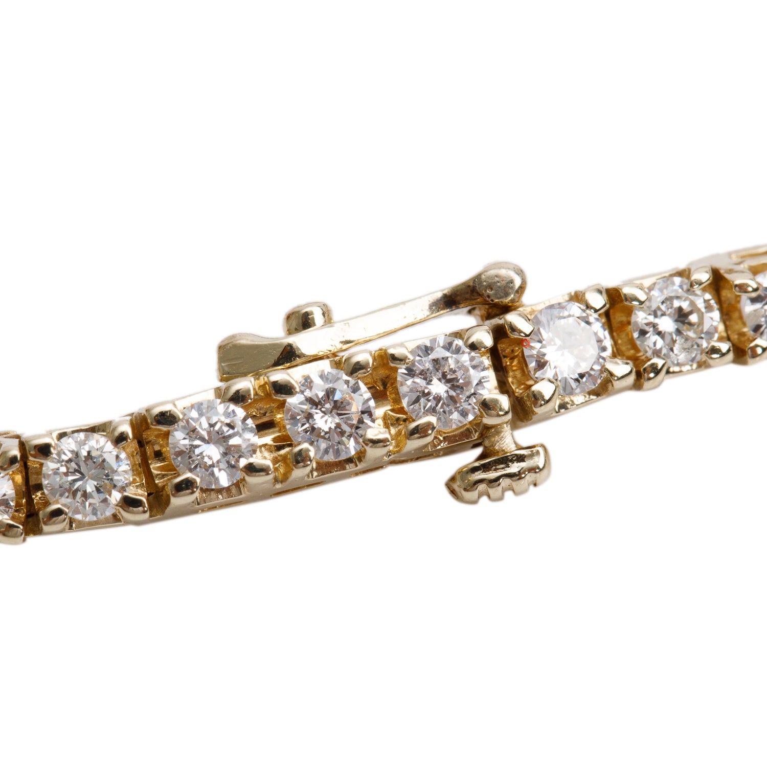 14k Yellow Gold 4.00 tcw. Diamond Tennis Bracelet
