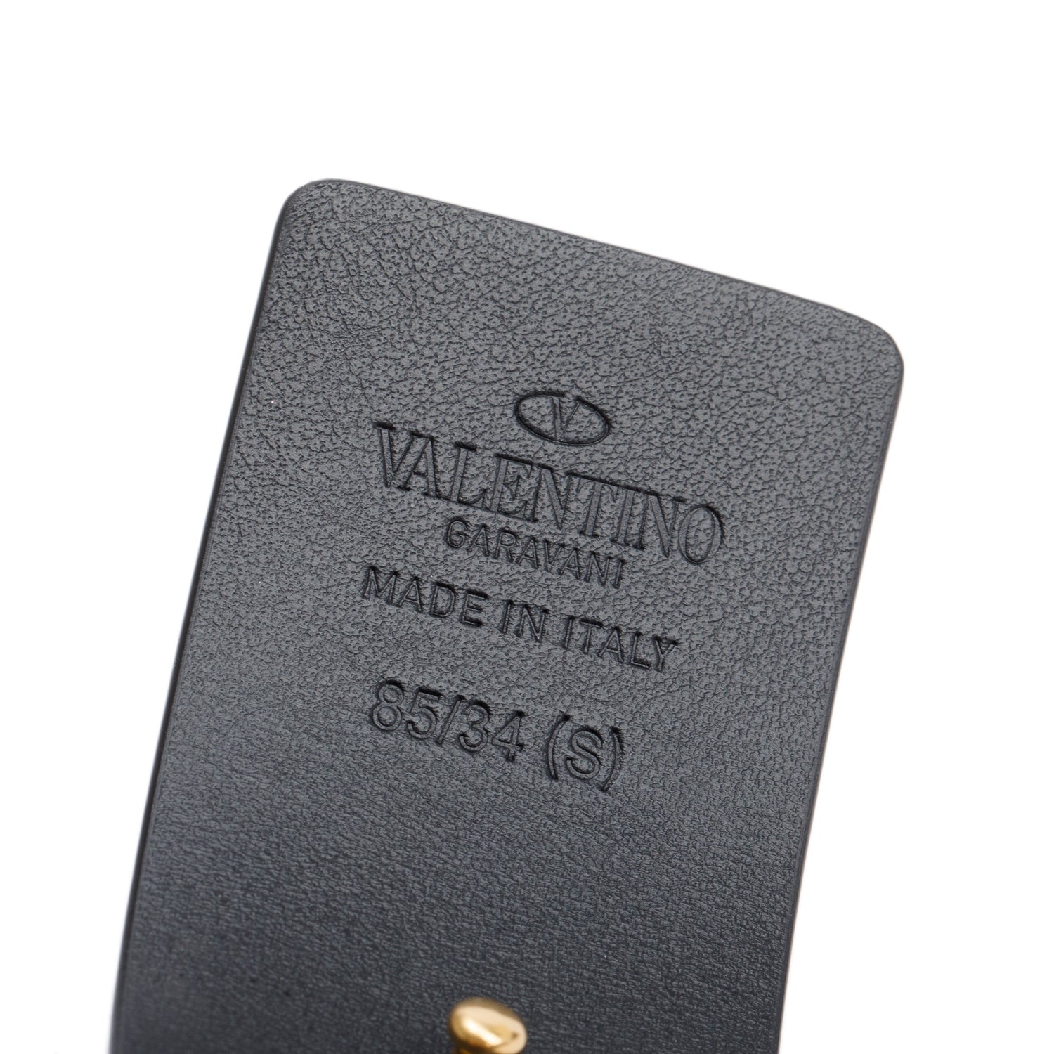 Valentino Black Calfskin Reversible Vlogo Signature 40 MM Leather Belt, 85 34 w/ Box