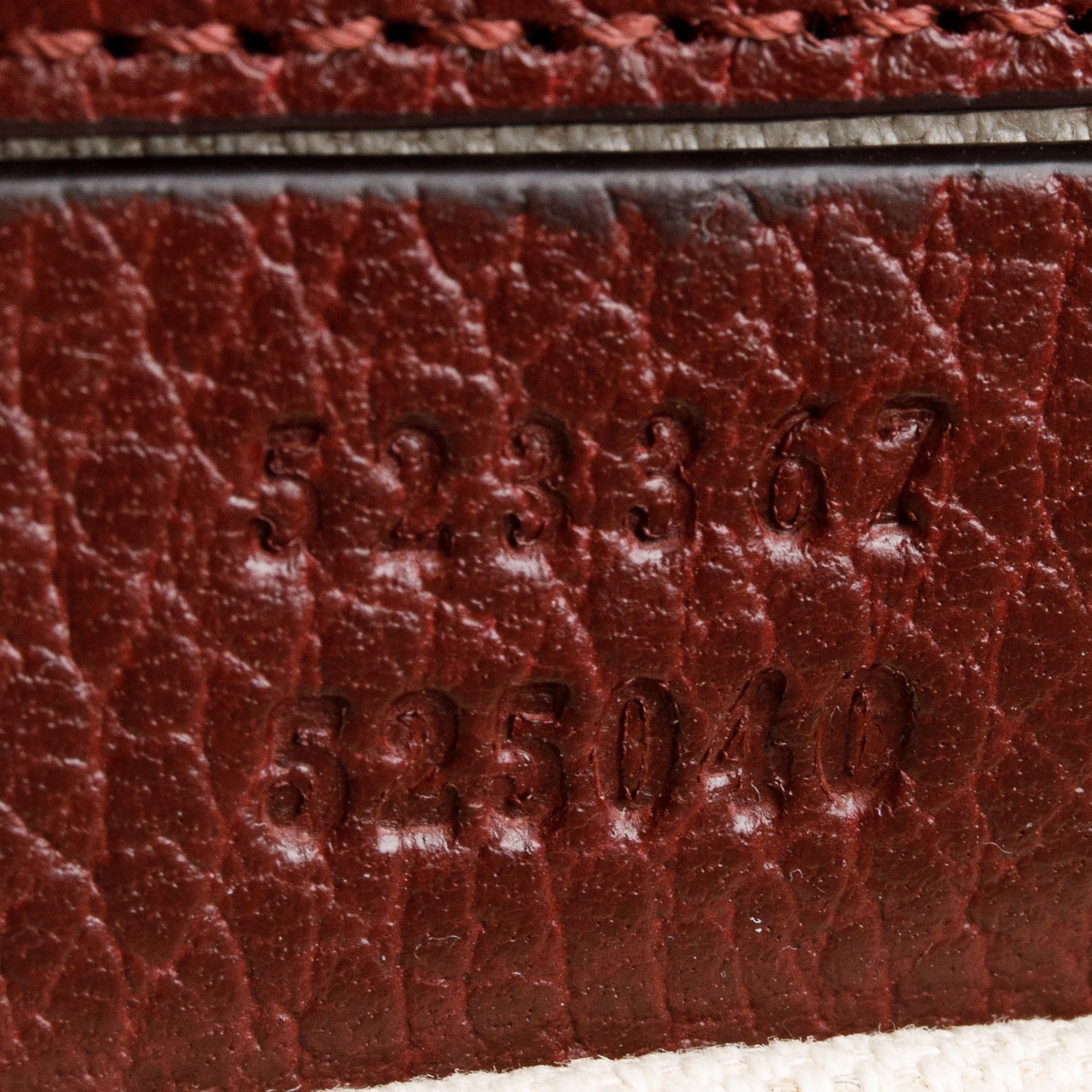 Gucci Burgundy Calfskin Leather Dionysus Bamboo Mini Top Handle Bag w/ Strap