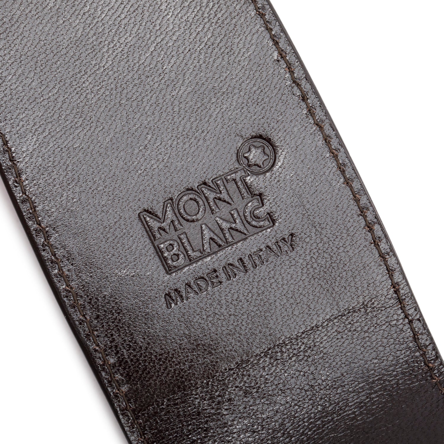 Montblanc Black Croc Embossed Leather Meisterstuck 2-Pen Pouch w/ Box & 2 Rollerball Legrand Refills