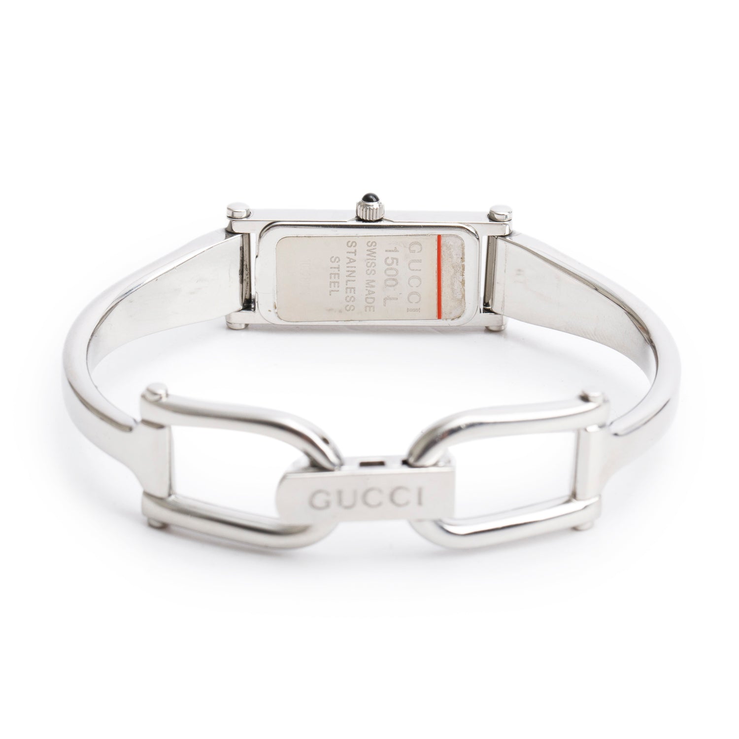 Gucci Stainless Steel 1500 Series Quartz Watch Silver Dial