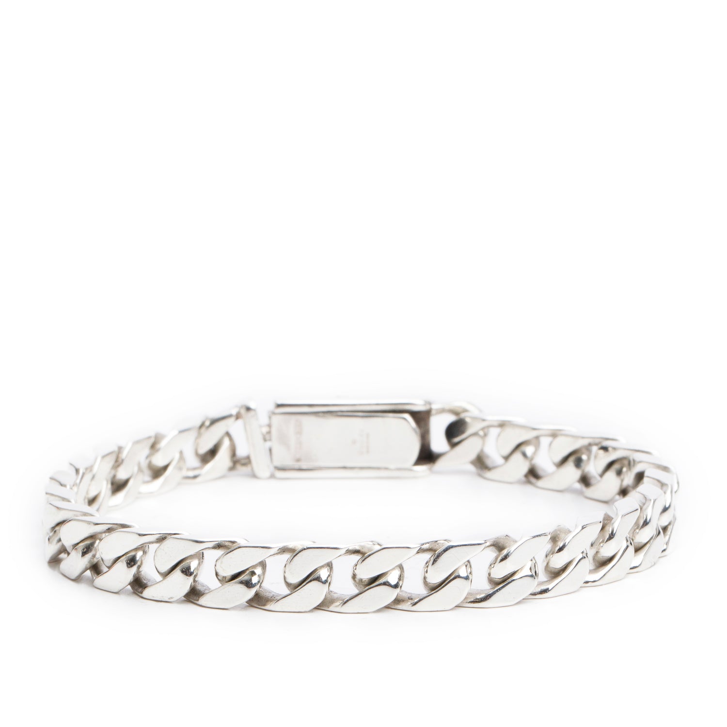 Gucci Sterling Silver Curb Link Bracelet