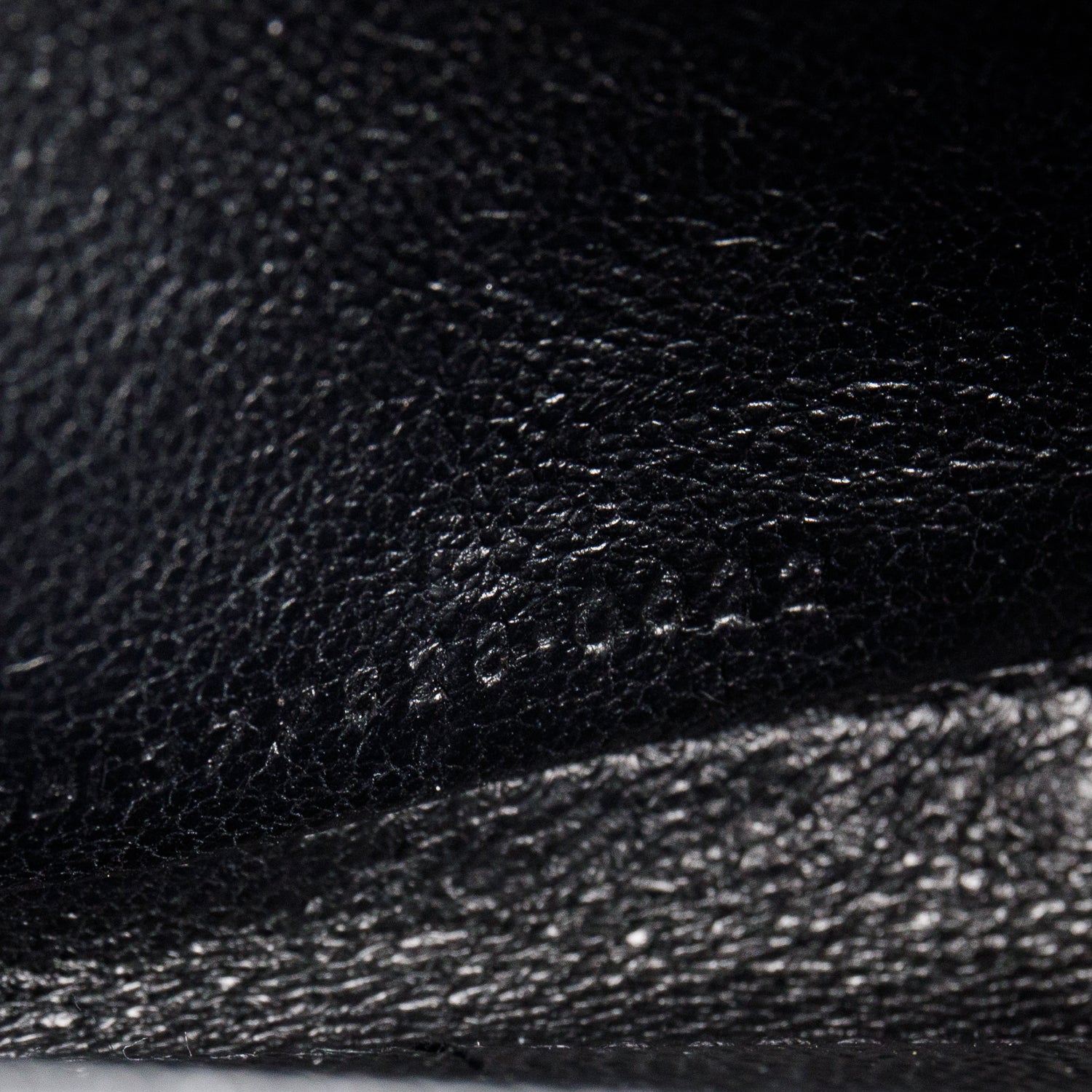 Saint Laurent 2022 Black Grain De Poudre Leather Envelope Chain Wallet w/ Receipt