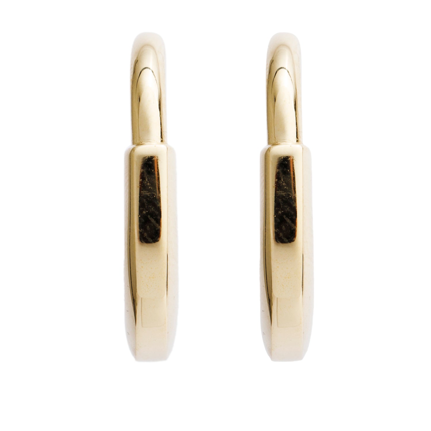 Tiffany & Co. 18k Yellow Gold Medium Lock Earrings w/ Box