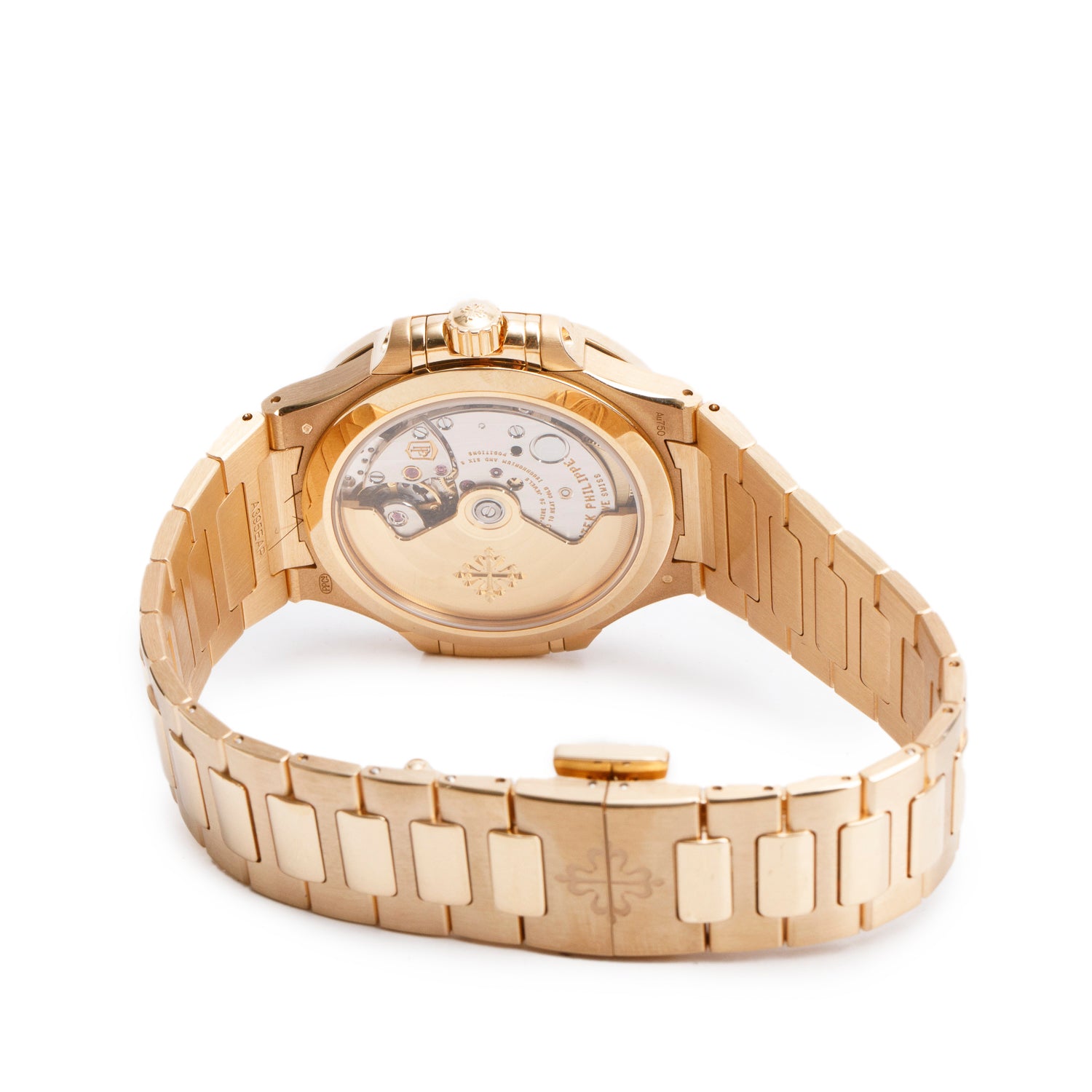 Patek Philippe 2024 18k Rose Gold Nautilus 35.2 MM Automatic Watch w/ Box & Copy of Papers