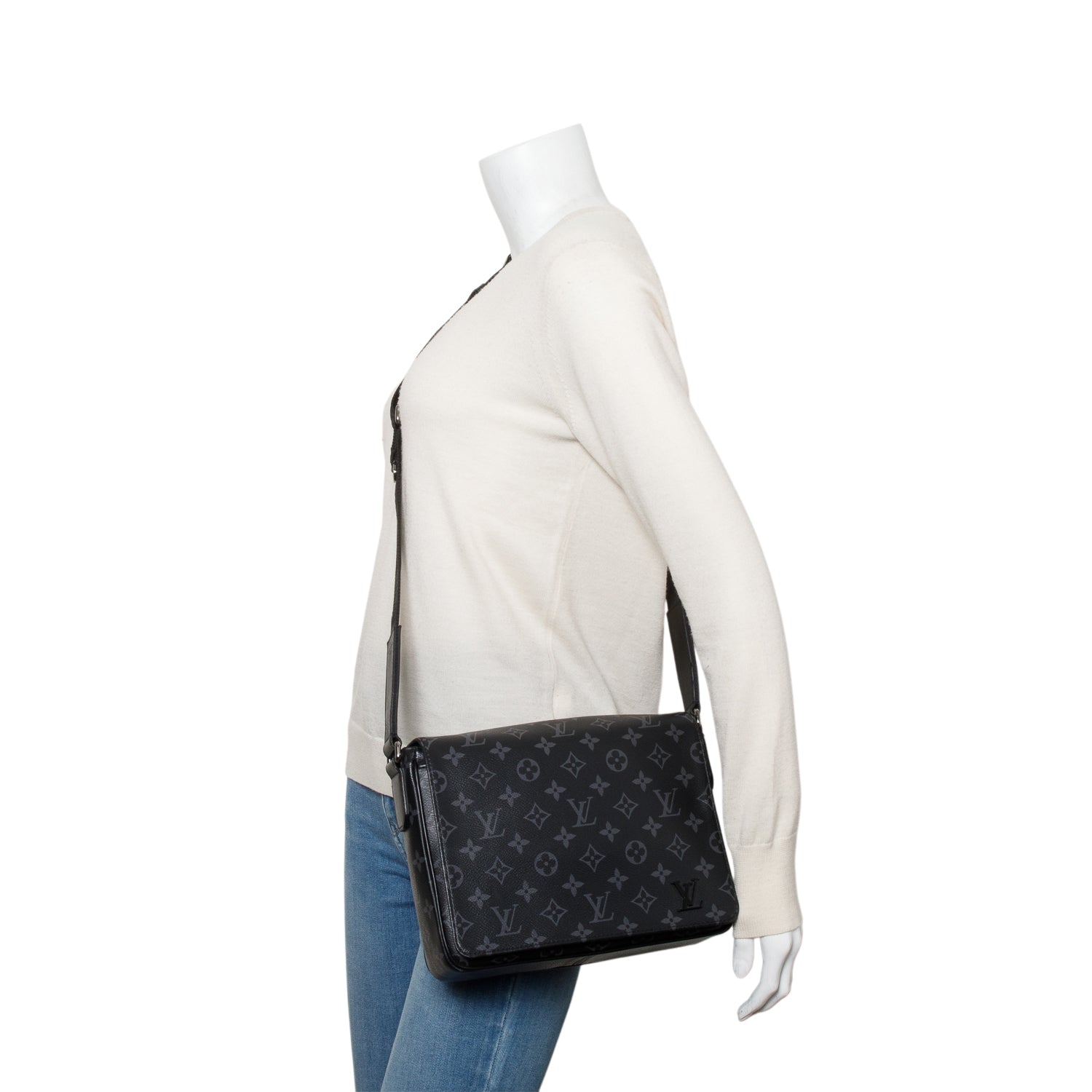 Louis Vuitton Monogram Eclipse District PM Bag