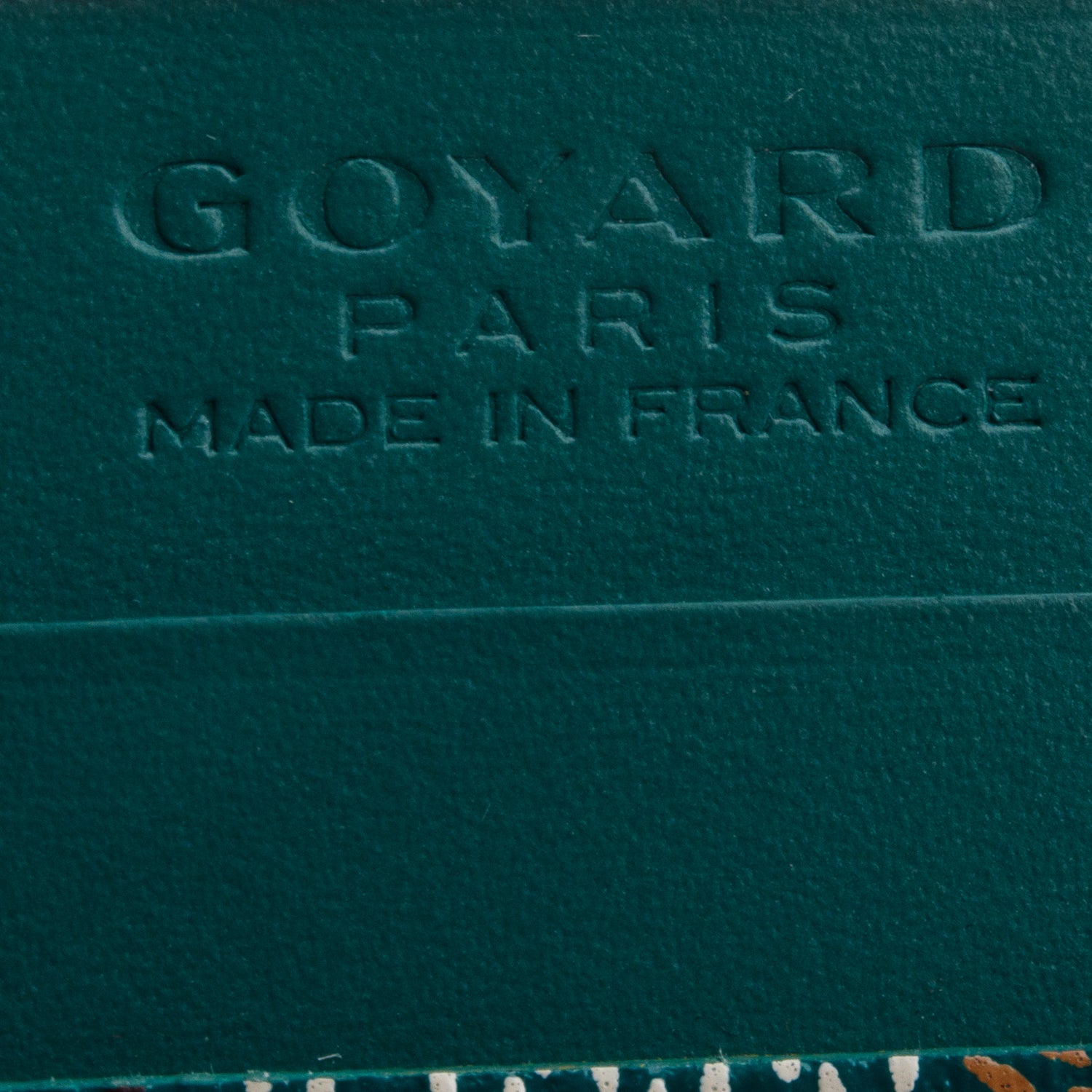Goyard Green Leather & Coated Canvas Saint Sulpice Card Holder