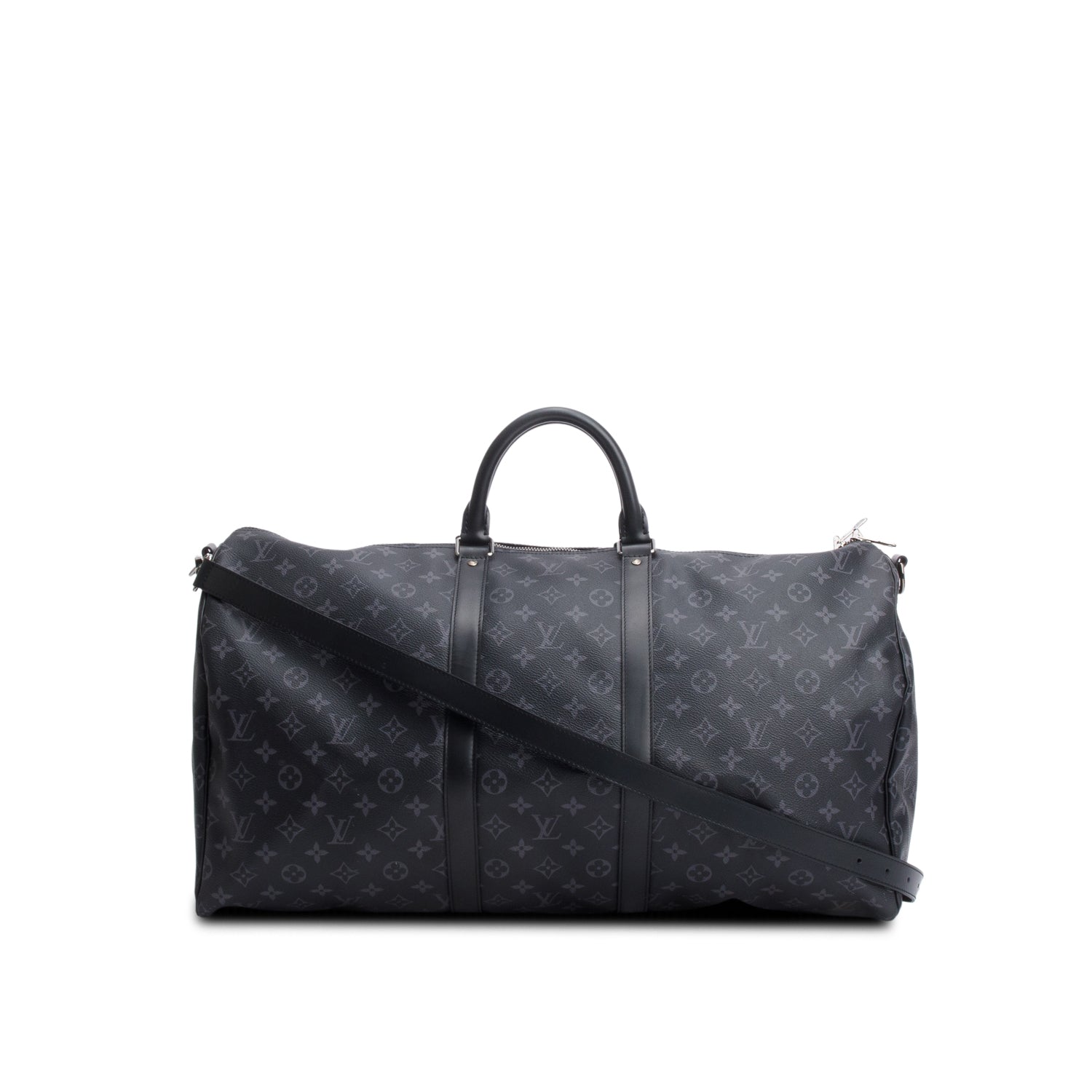 Louis Vuitton Monogram Eclipse Keepall Bandouliere 55 w/ Strap