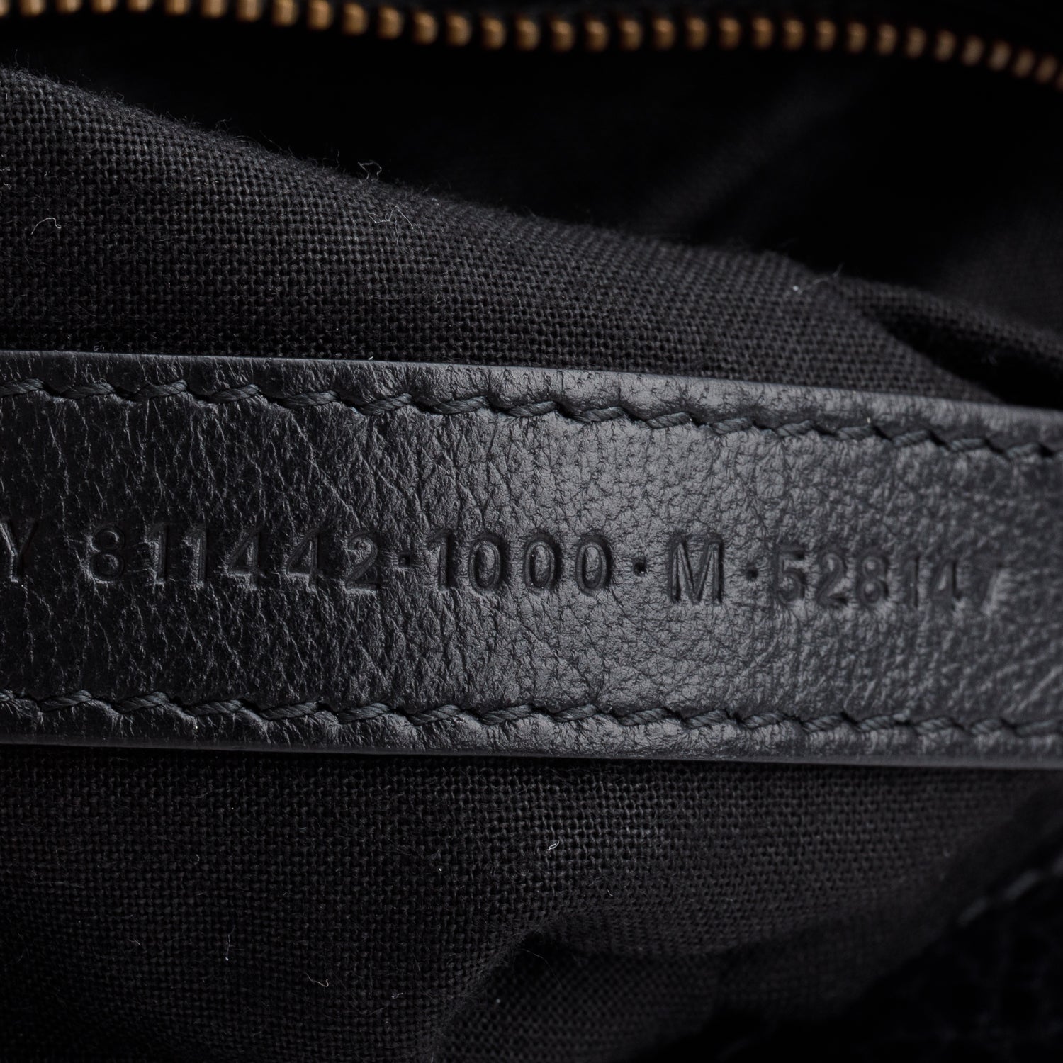 Balenciaga 2024 Black Arena Leather Small Le City Bag w/ Strap & Receipt