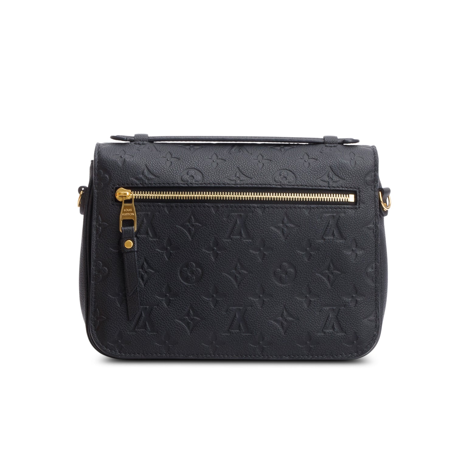 Louis Vuitton 2020 Black Monogram Empreinte Leather Pochette Metis w/ Box