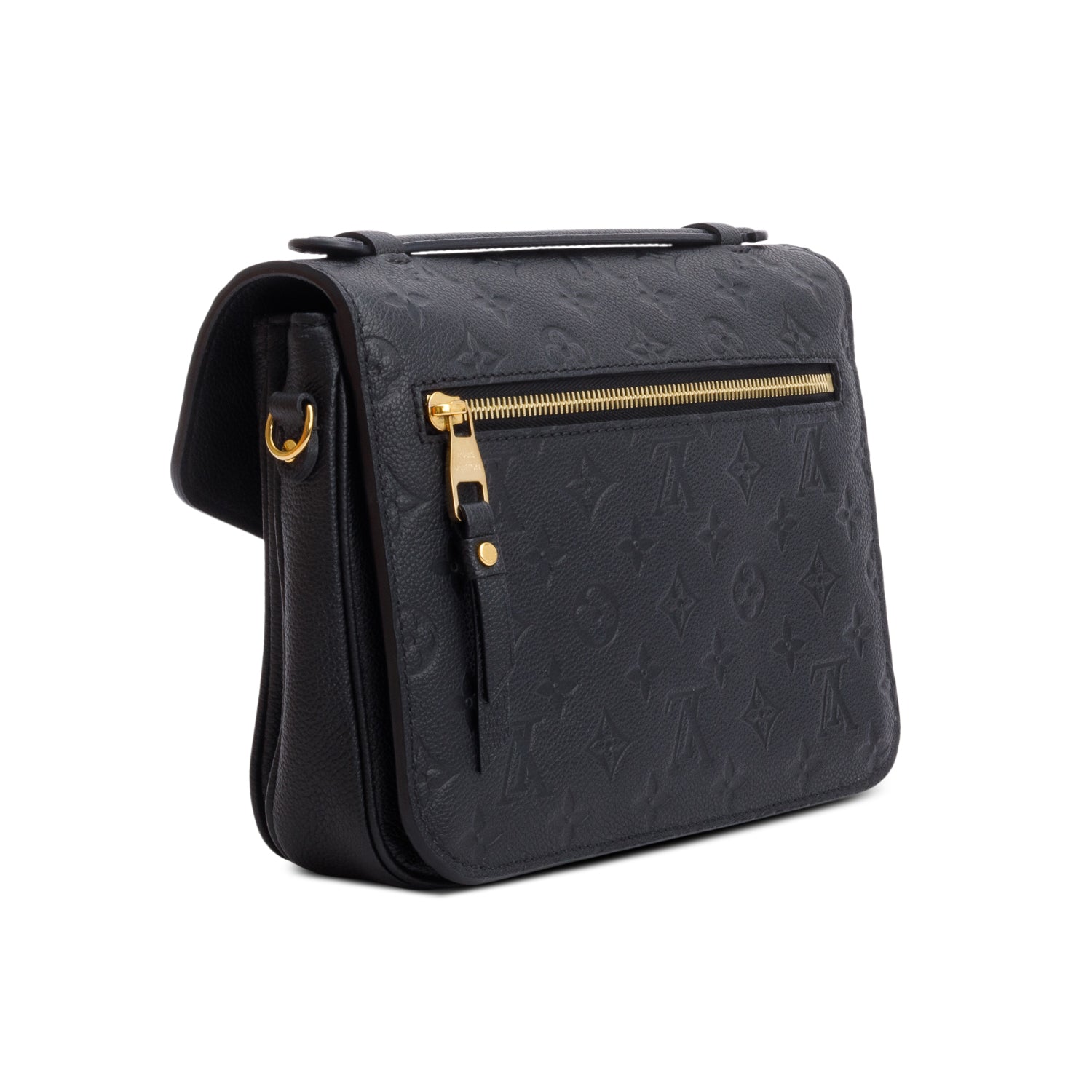 Louis Vuitton 2020 Black Monogram Empreinte Leather Pochette Metis w/ Box