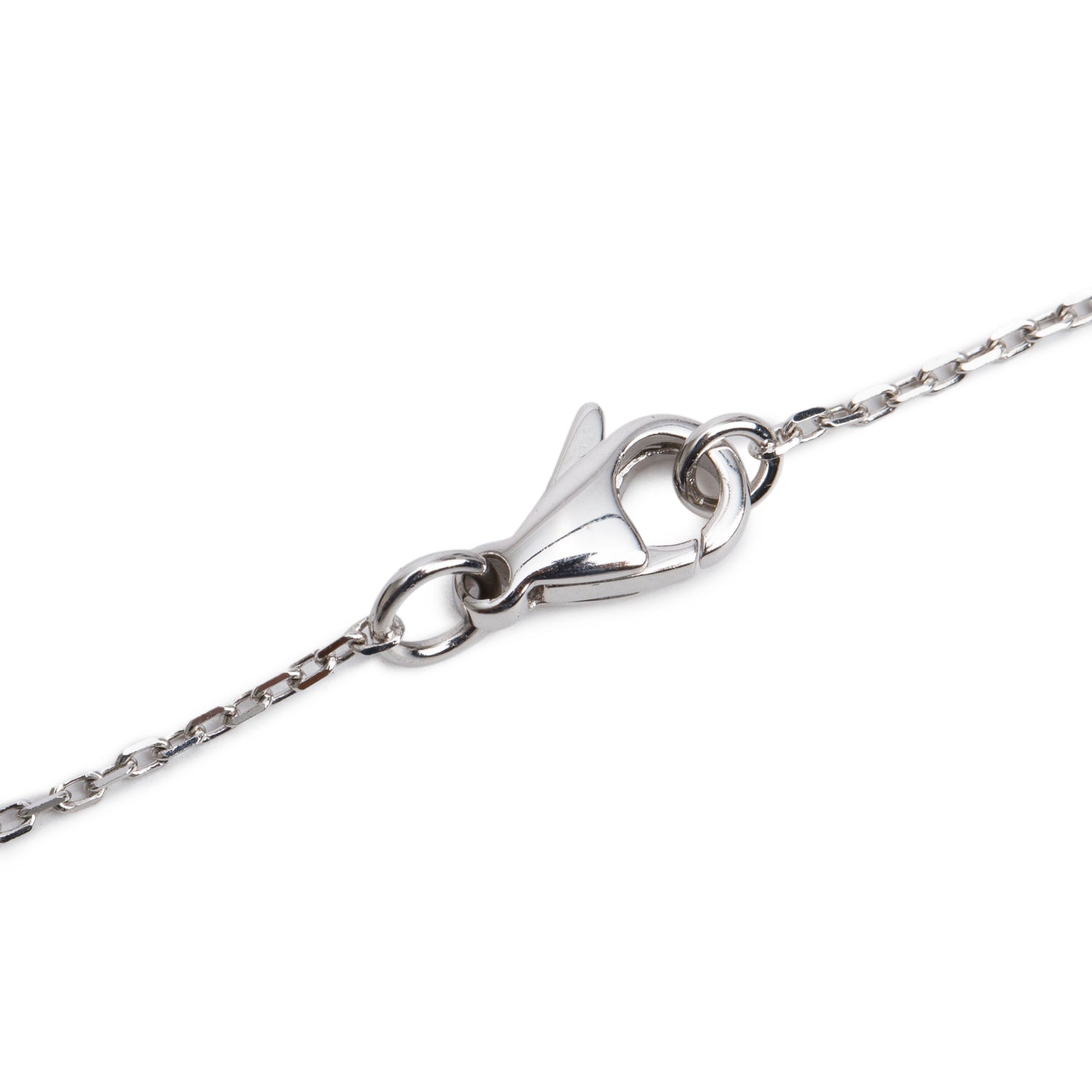 Chanel 18k White Gold Diamond Comete Geode Pendant Necklace, Small Version w/ Box