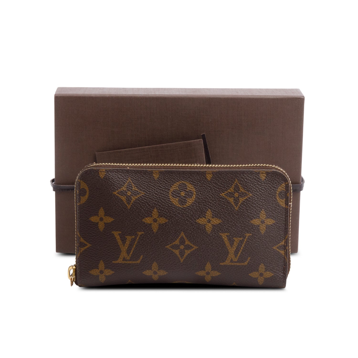 Louis Vuitton Monogram Compact Zippy Wallet w/ Box
