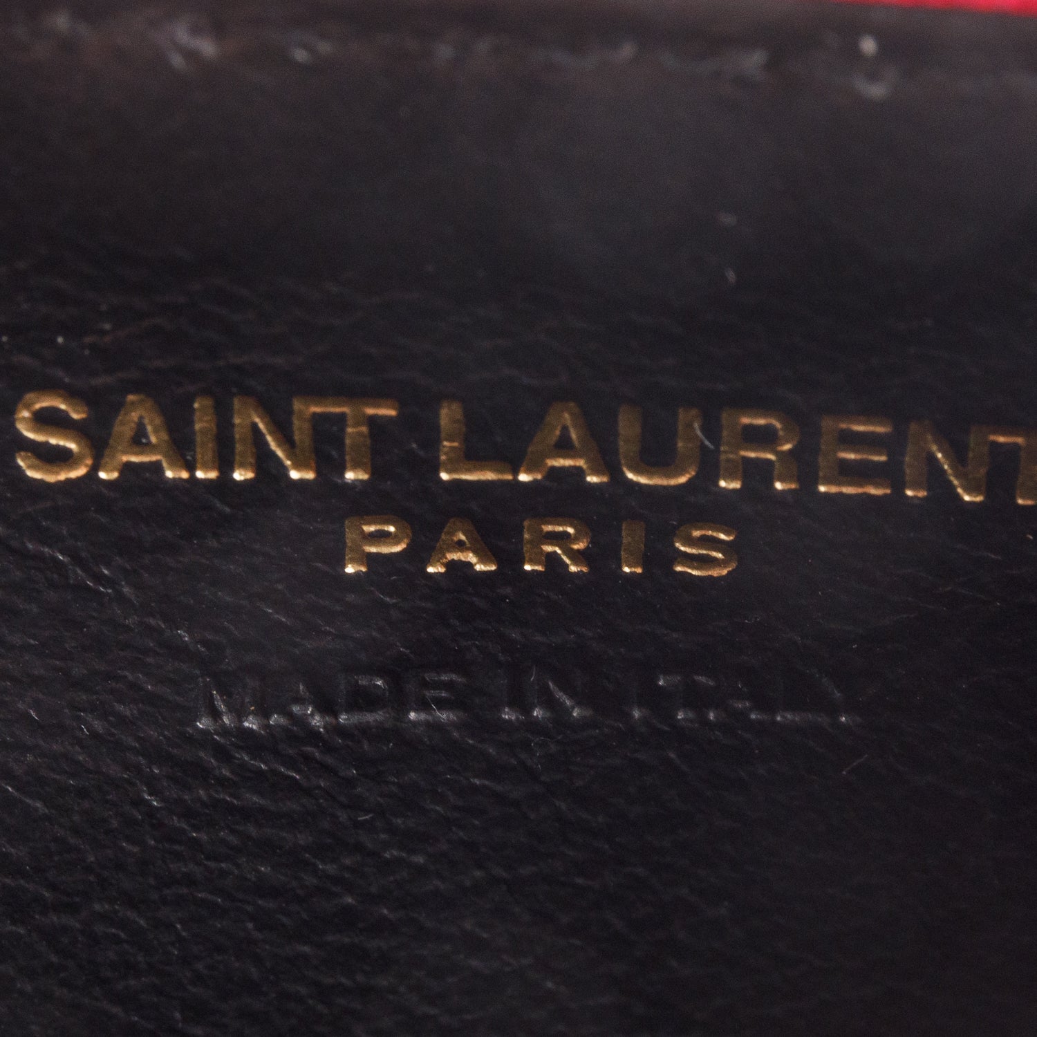Saint Laurent 2023 Pink Grain De Poudre Leather Cassandre Matelasse Fragments Zipped Card Case