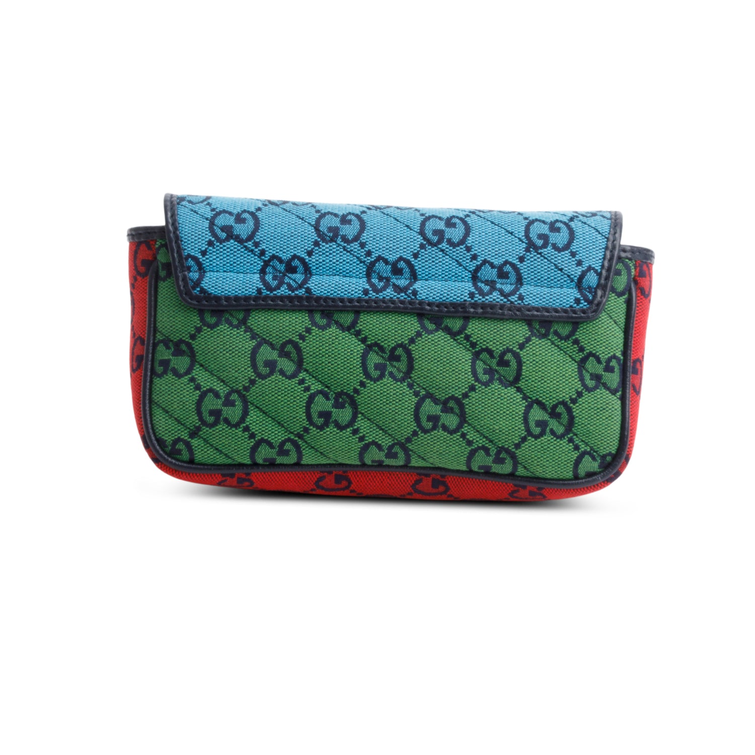 Gucci Tricolor GG Canvas Super Mini Bag