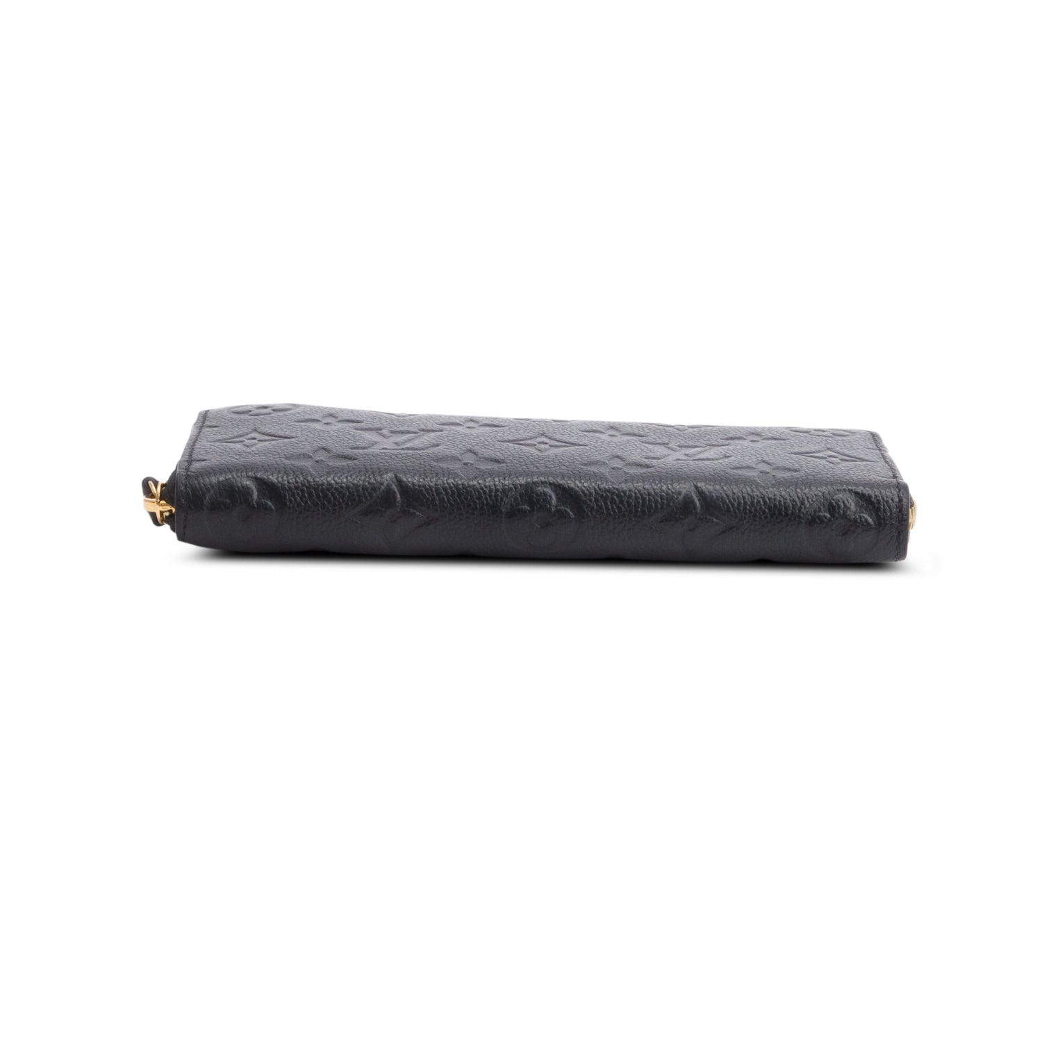 Louis Vuitton Black Monogram Empreinte Clemence Wallet w/ Box