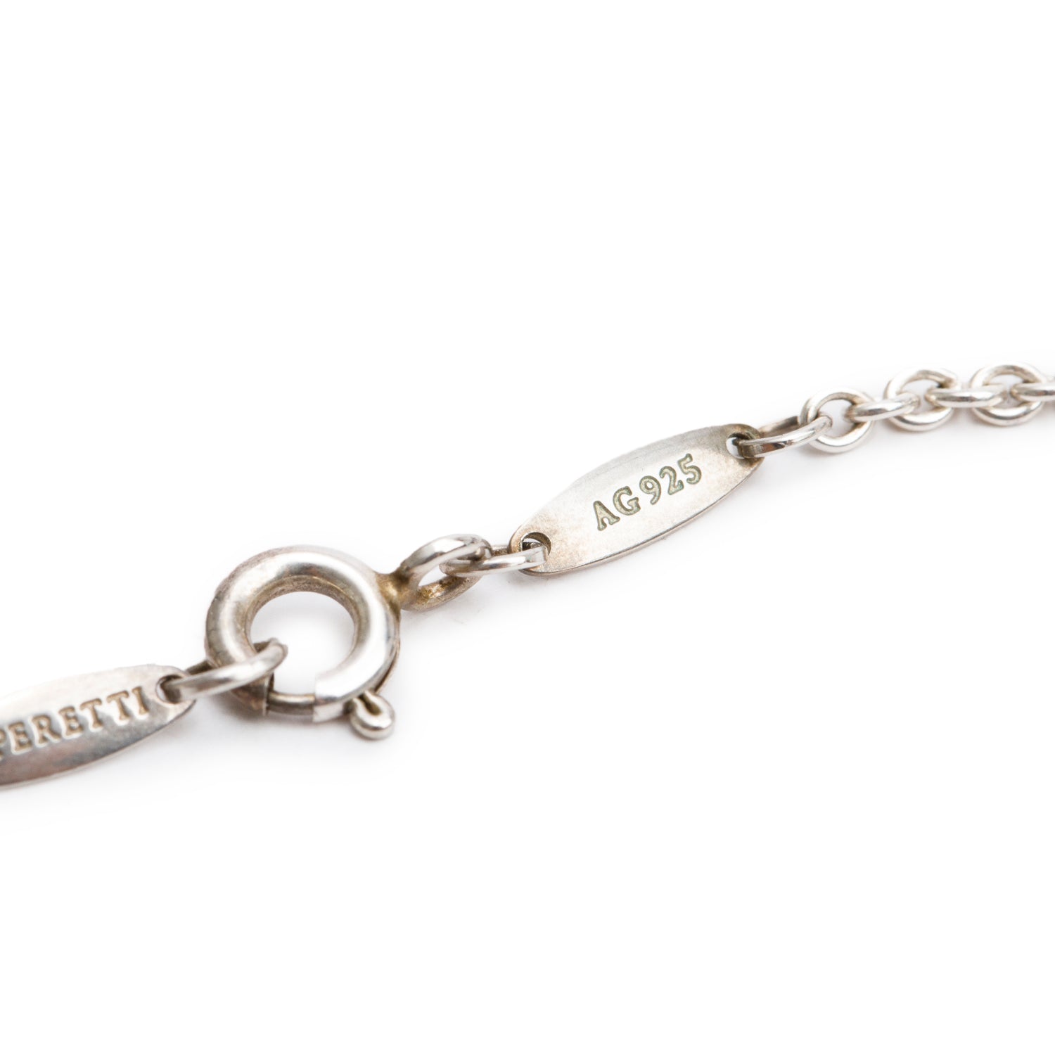 Tiffany & Co. Elsa Peretti Sterling Silver Pearls by the Yard Sprinkle Necklace w/ Box