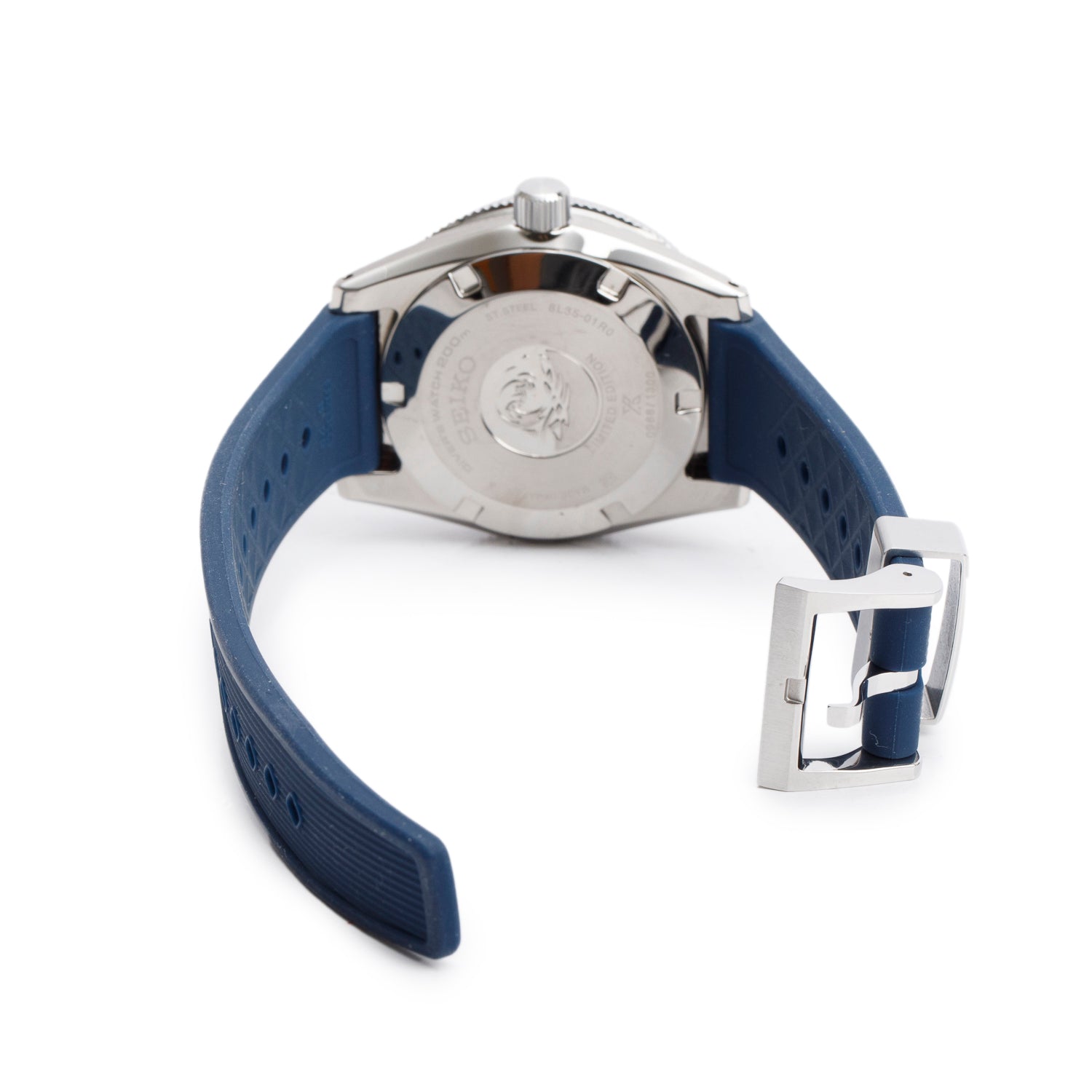 Seiko 2023 Stainless Steel Limited Edition Save the Ocean Prospex 41.3 MM Automatic Watch Blue Dial SLA065J1 w/ Box & Papers