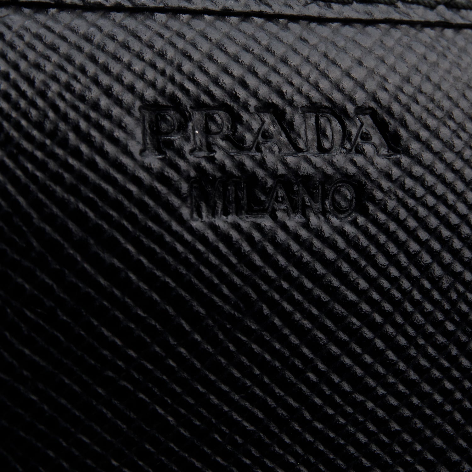 Prada Black Saffiano Leather Continental Bow Wallet w/ Receipt & Authenticity Card