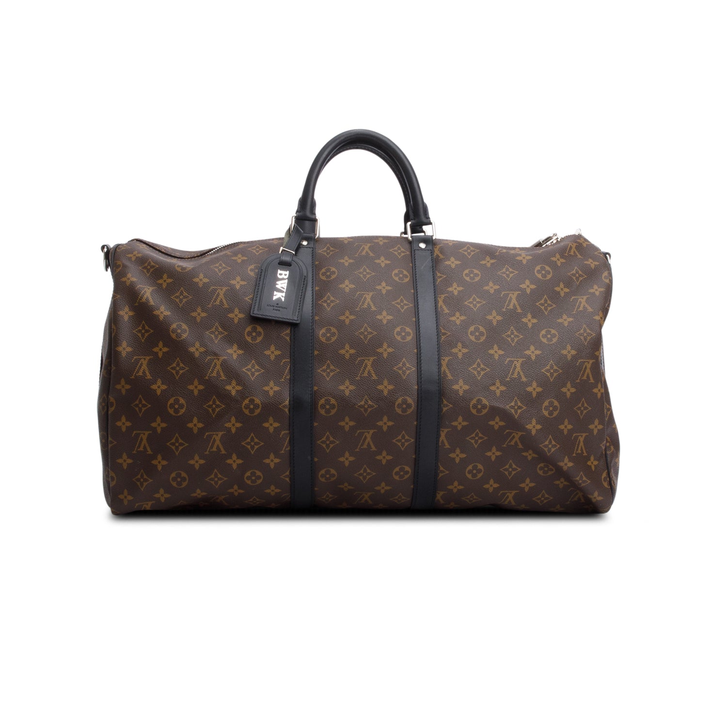 Louis Vuitton Monogram Macassar Keepall Bandouliere 55 w/ Strap