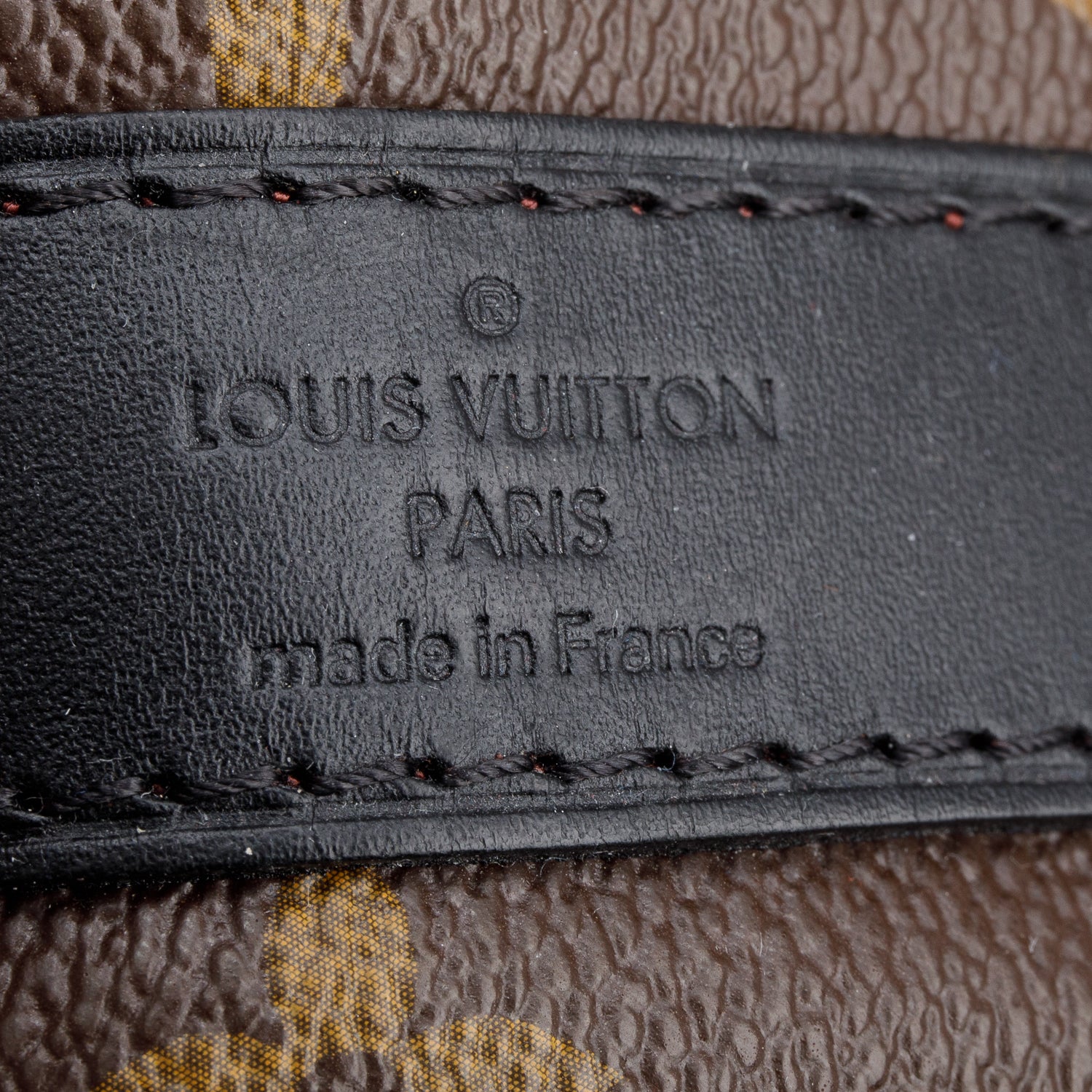 Louis Vuitton Monogram Macassar Keepall Bandouliere 55 w/ Strap