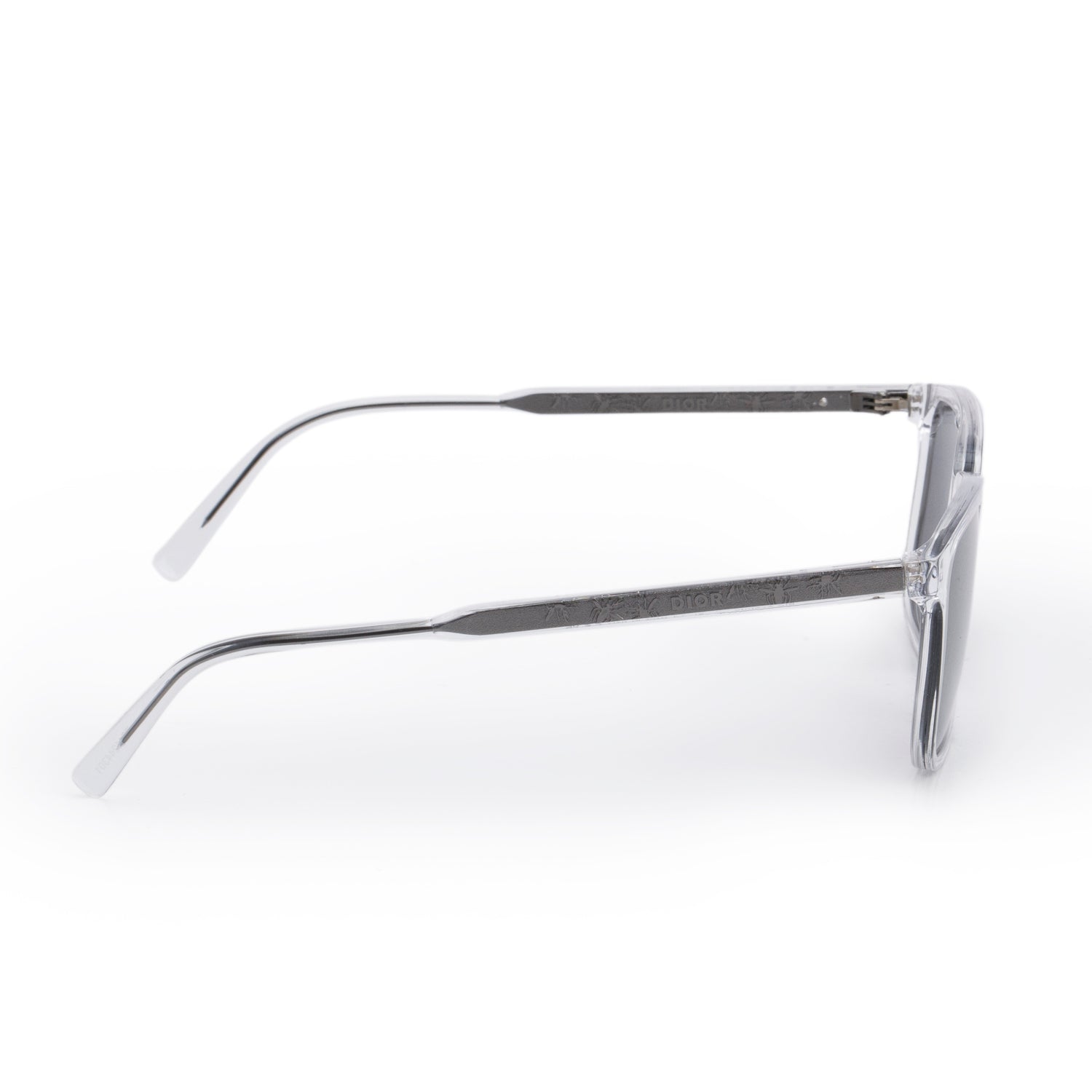 Christian Dior Transparent Acetate InDior S1I Square Sunglasses w/ Box & Case