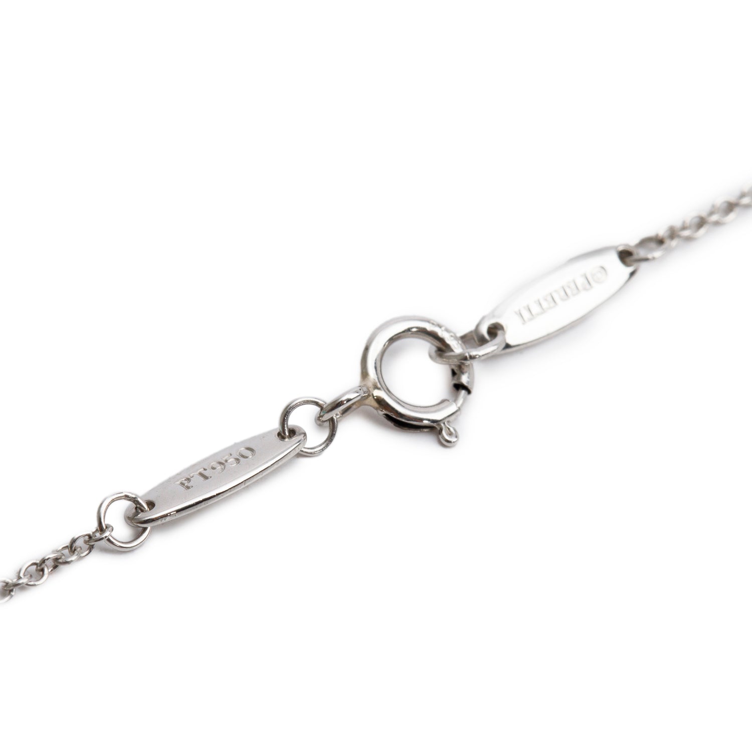 Tiffany & Co. Elsa Peretti Platinum 0.60 tcw. Diamonds by the Yard Necklace w/ Box