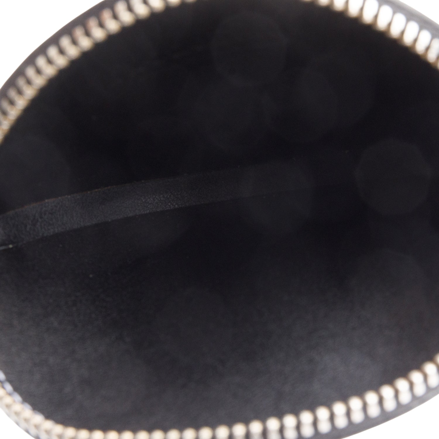 Jacquemus Black Calfskin Leather Le Pitchou Round Neck Pouch Bag