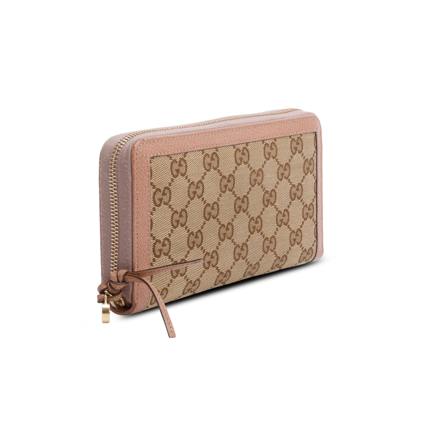 Gucci Monogram Bree Zip Around Wallet