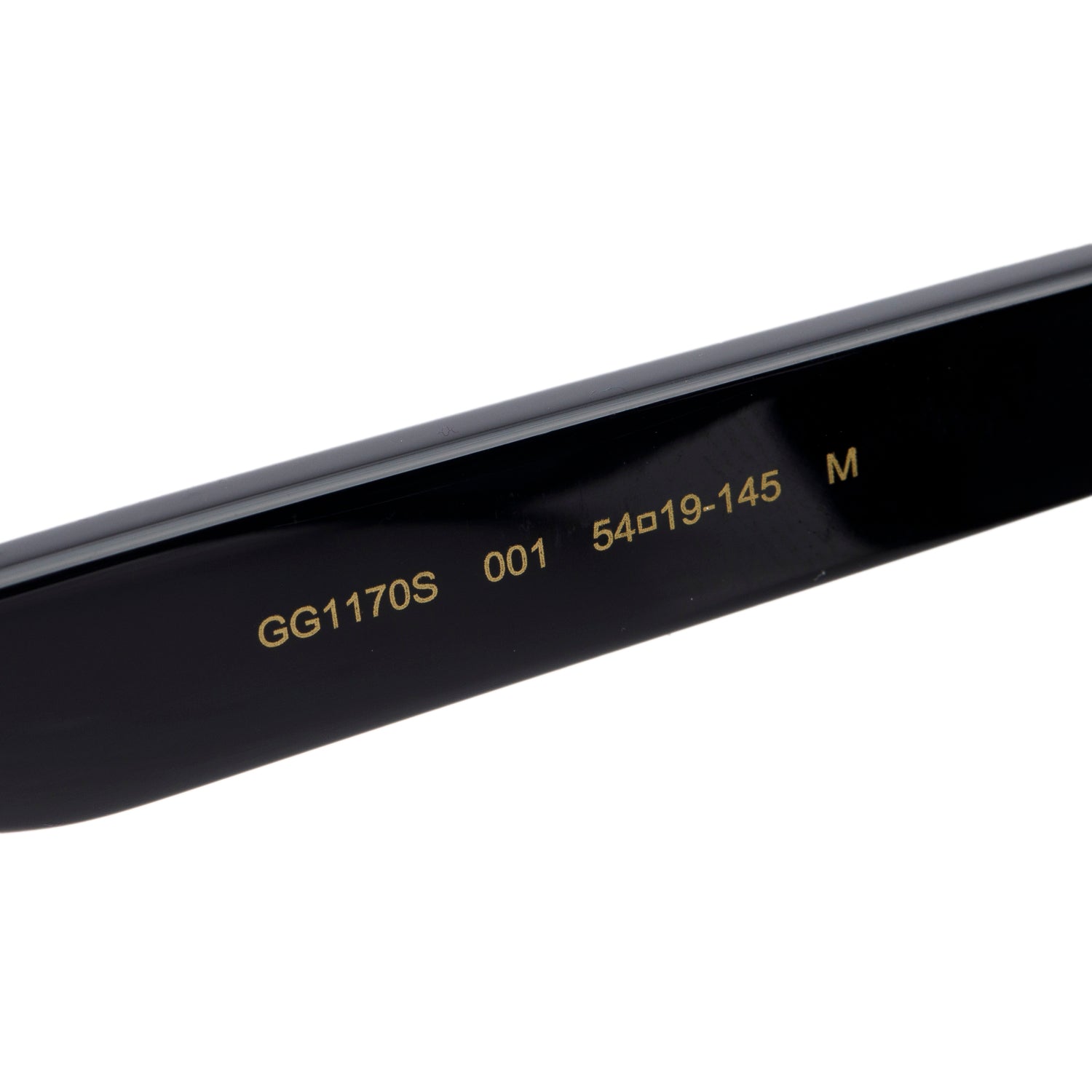 Gucci GG1170S Black Acetate Cat Eye Sunglasses w/ Case