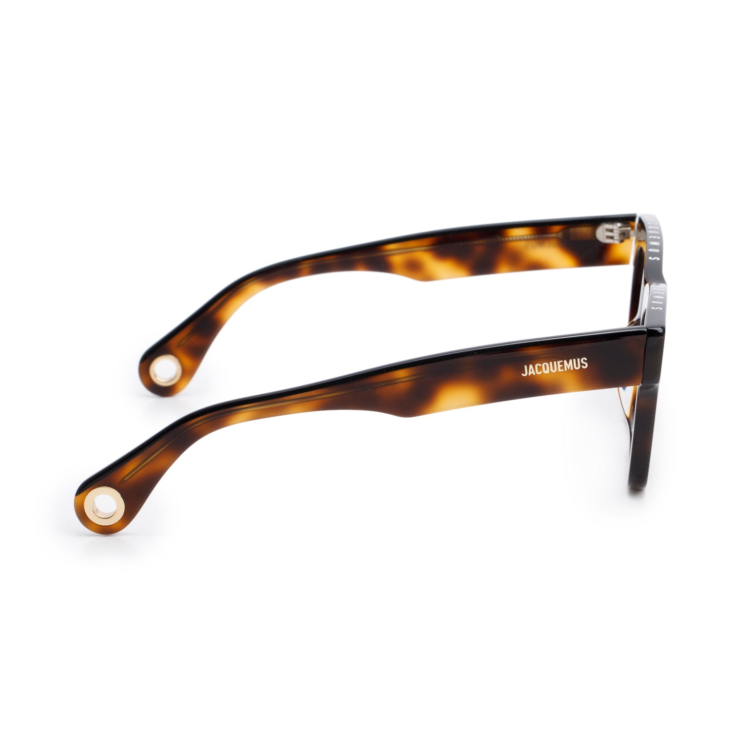 Jacquemus Tortoise Acetate Nocio Square Sunglasses