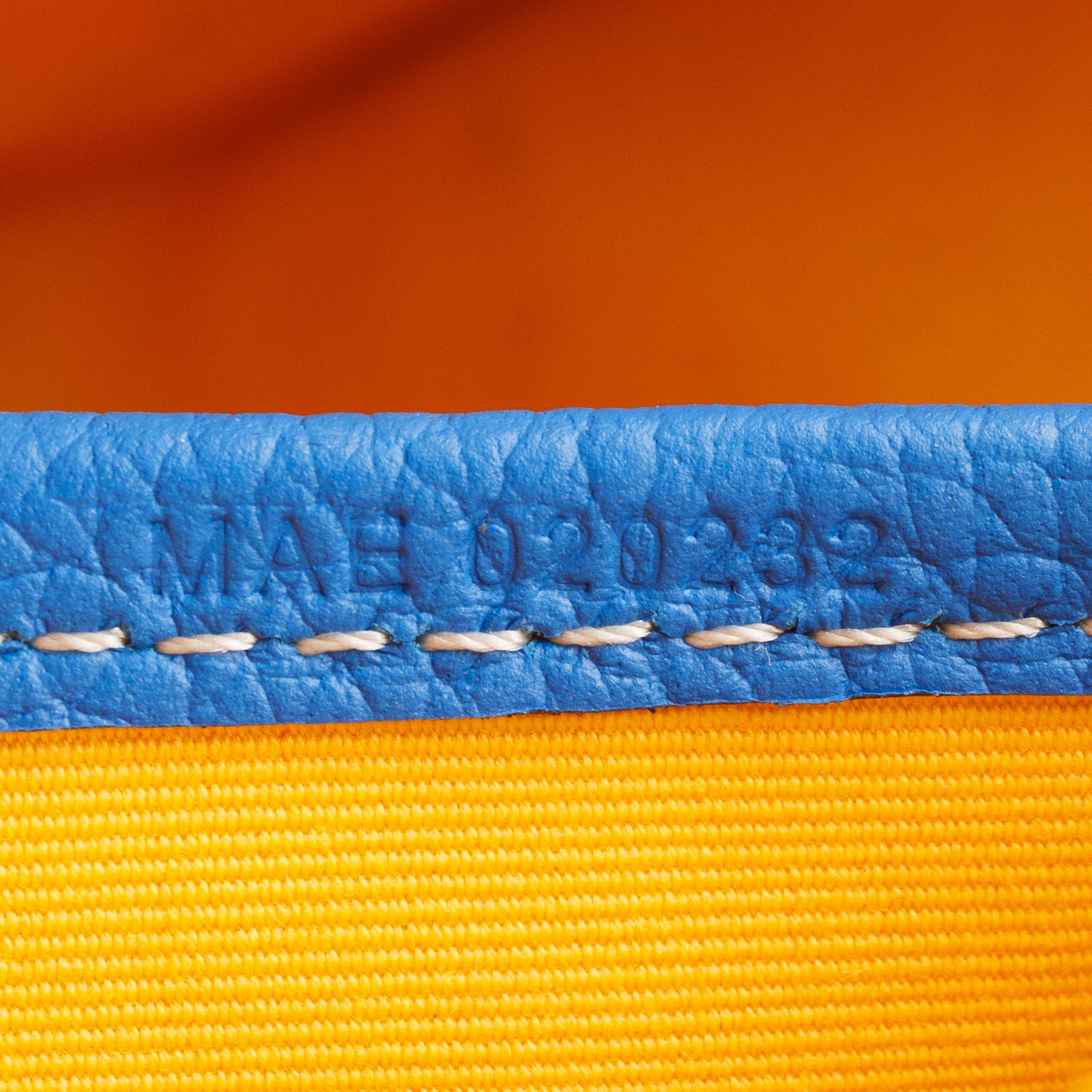 Goyard 2023 Blue Leather & Monogram Canvas Belvedere MM Crossbody Bag