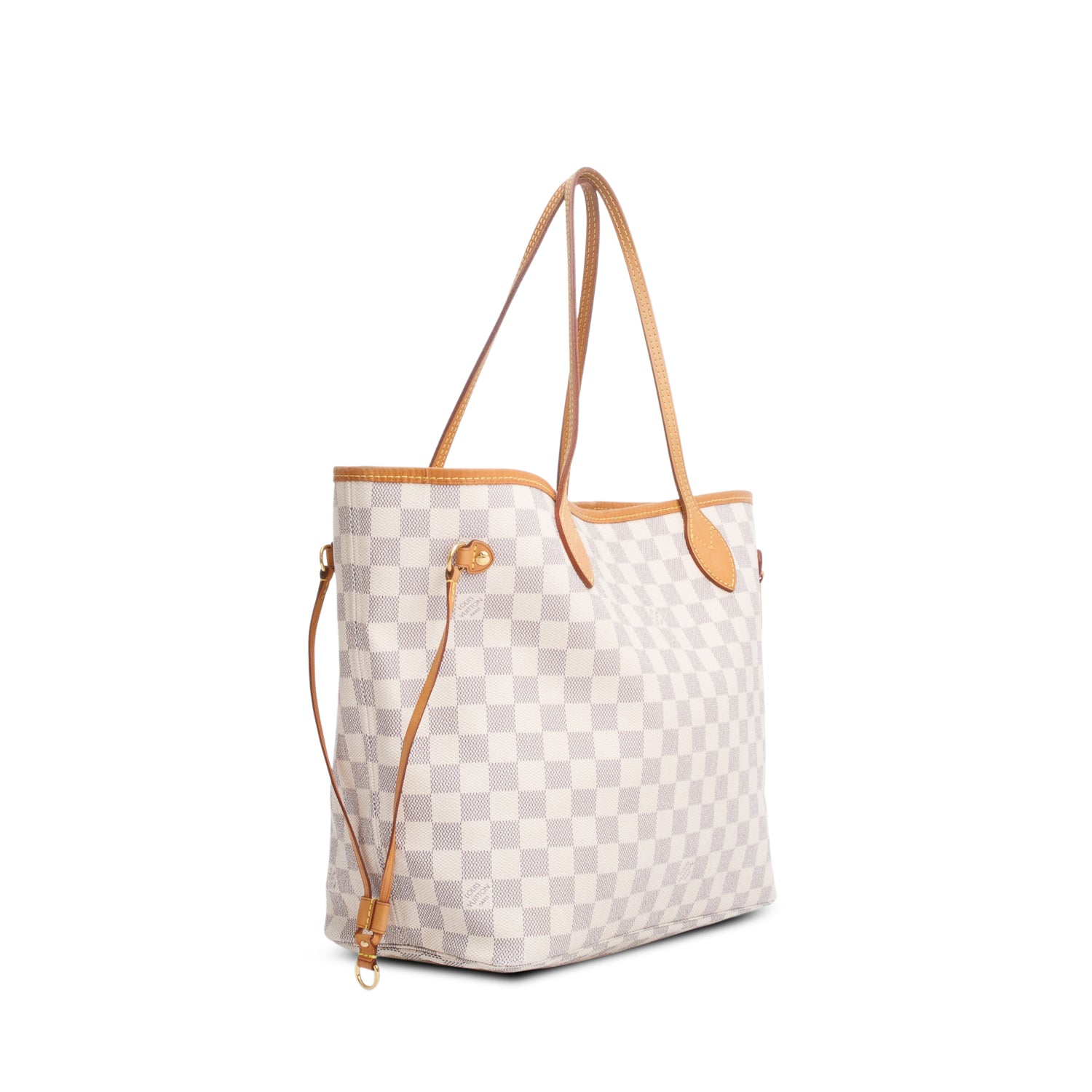 Louis Vuitton Damier Azur Neverfull MM w/ Pouch