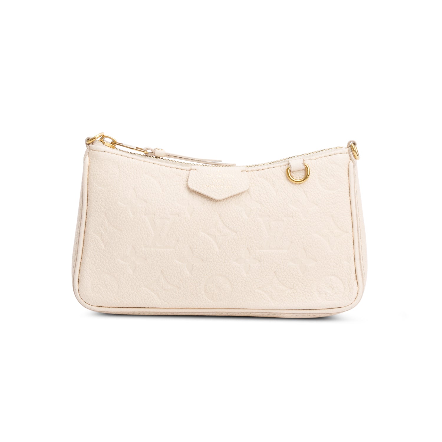 Louis Vuitton Cream Empreinte Easy Pouch On Strap Shoulder Bag