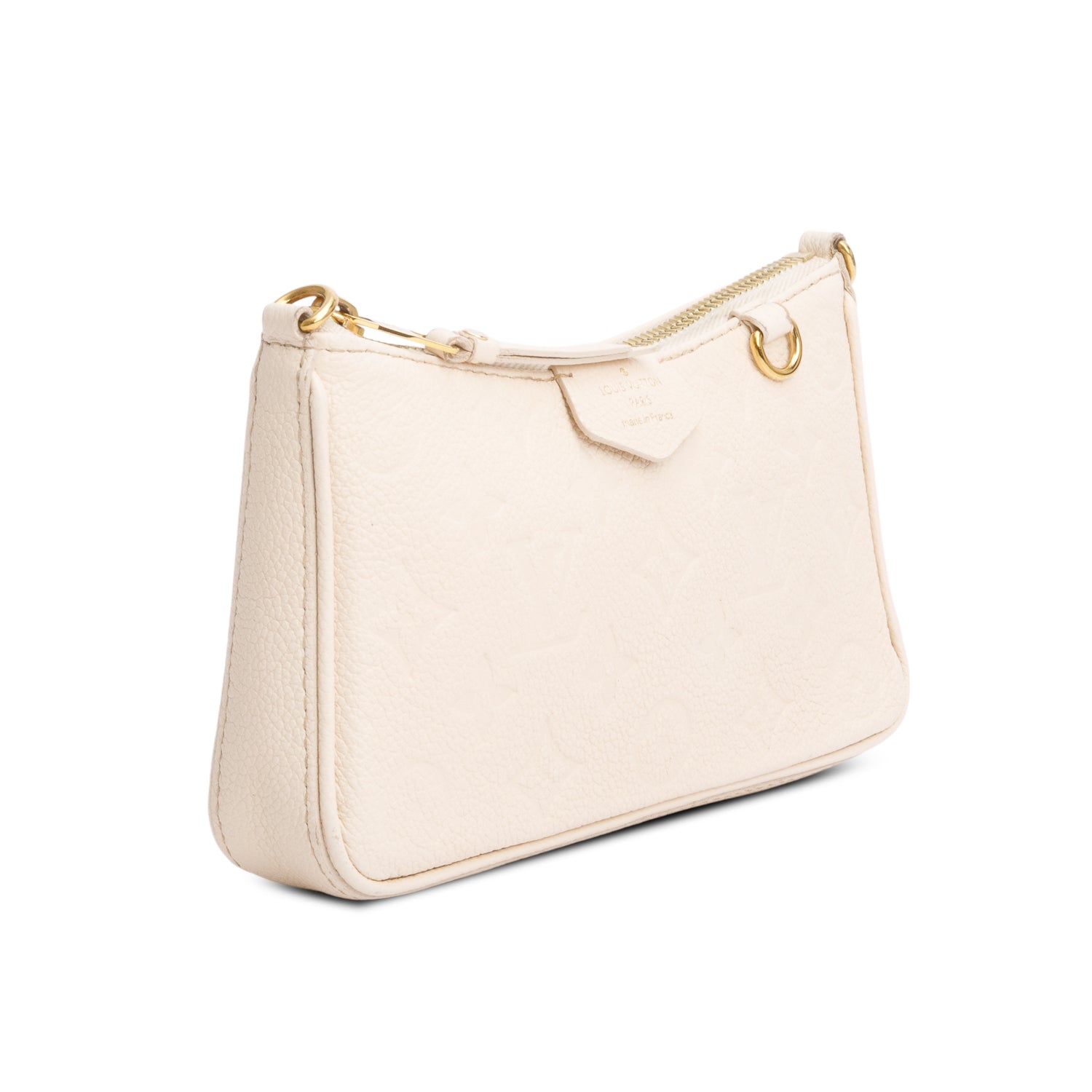 Louis Vuitton Cream Empreinte Easy Pouch On Strap Shoulder Bag