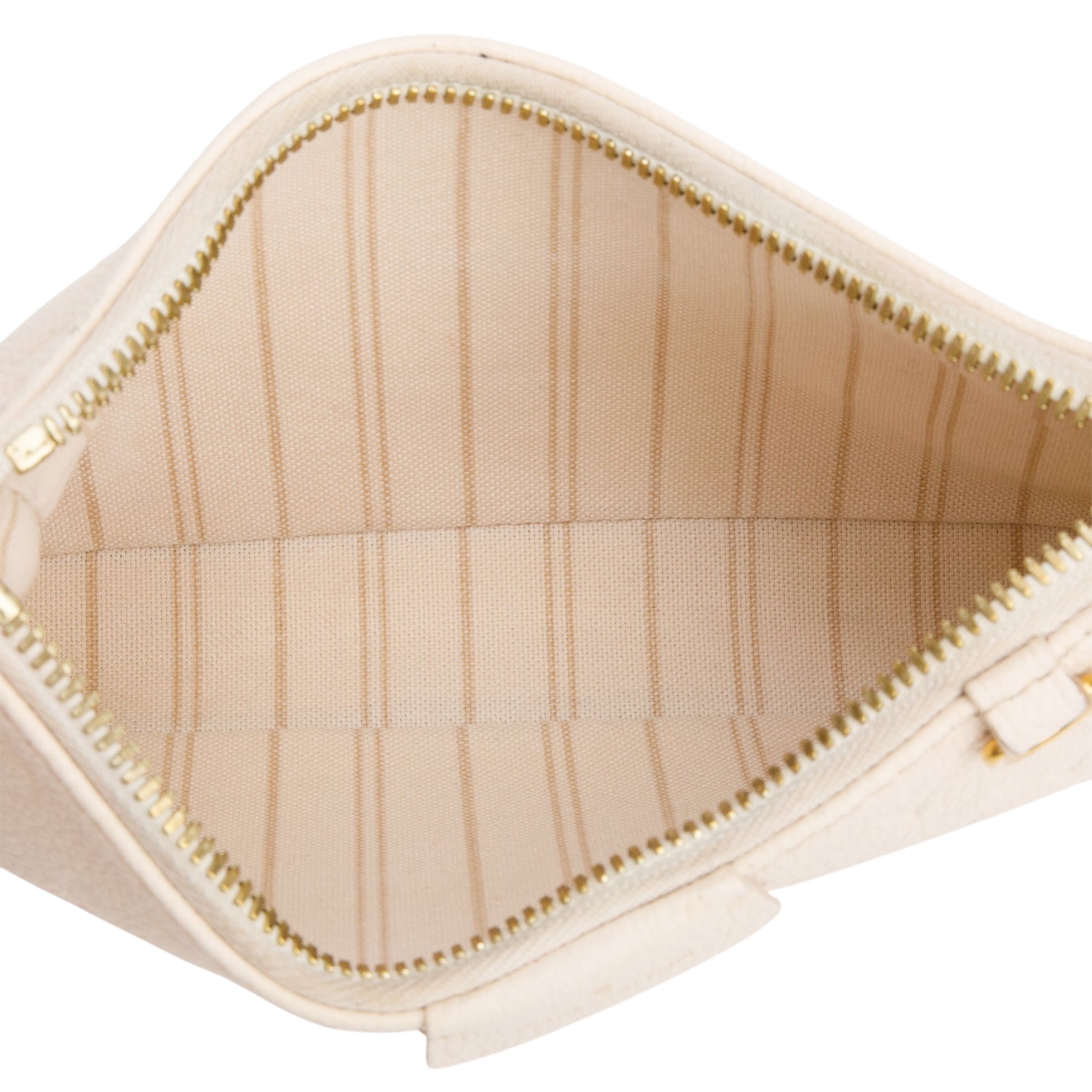 Louis Vuitton Cream Empreinte Easy Pouch On Strap Shoulder Bag