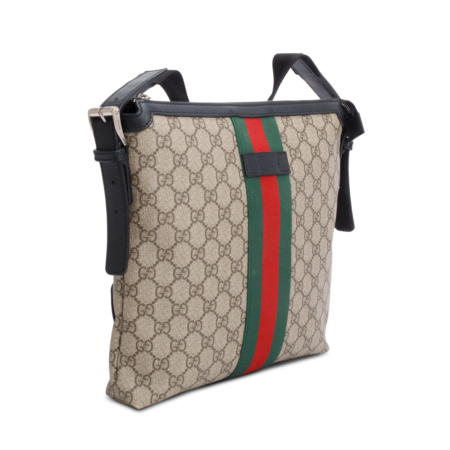 Gucci GG Supreme Web Messenger Bag