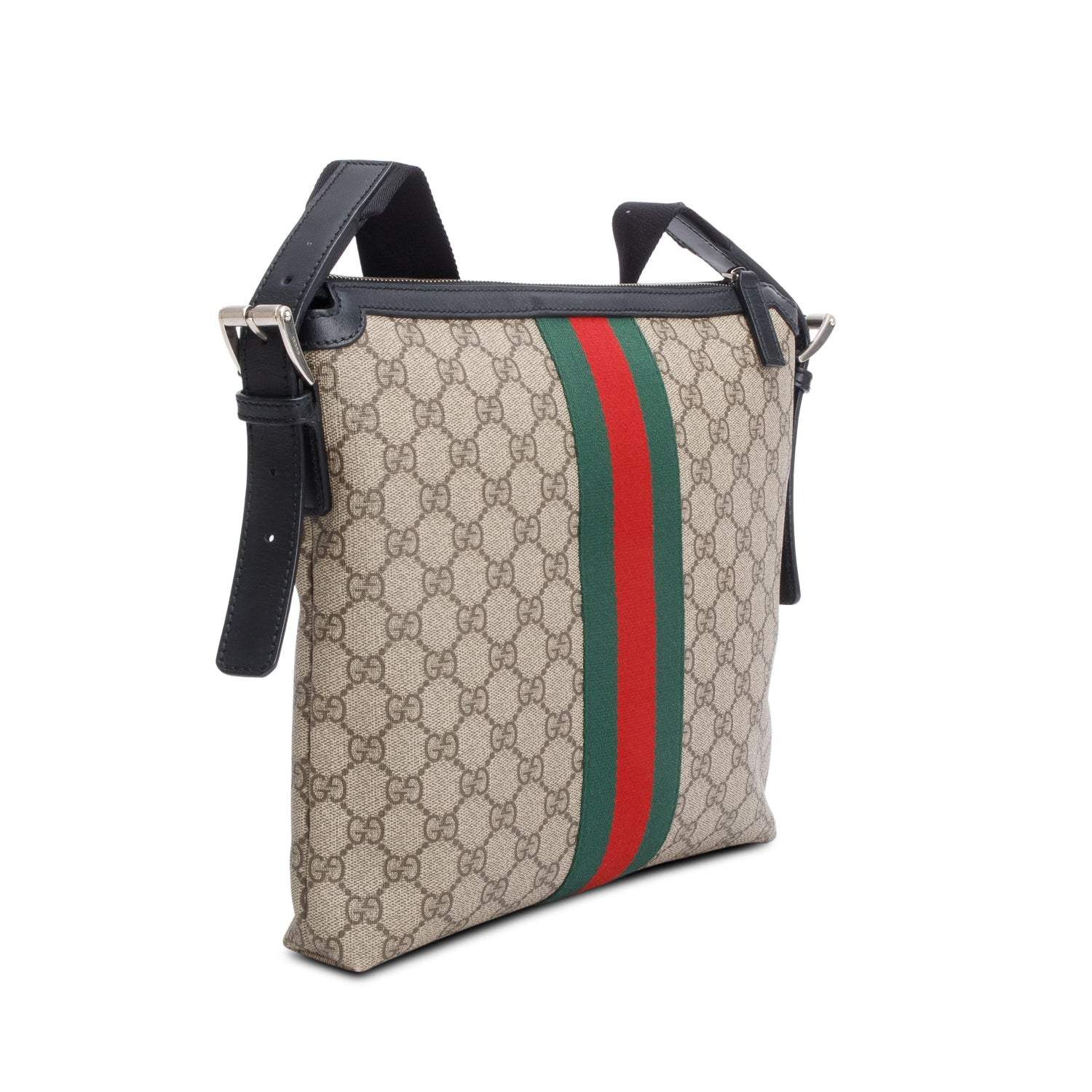 Gucci GG Supreme Web Messenger Bag