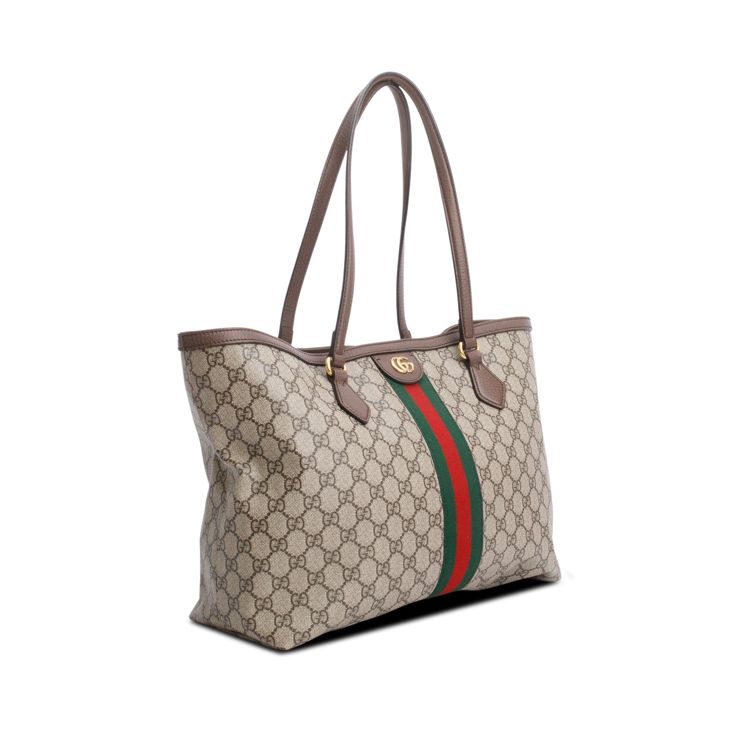 Gucci 2023 GG Supreme Monogram Large Ophidia Tote w/ Receipt