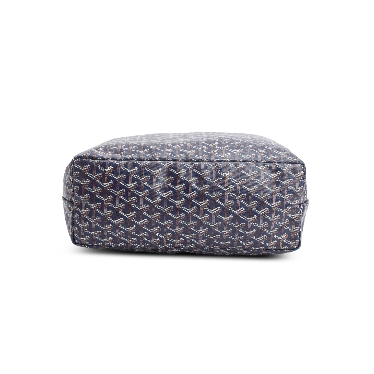 Goyard Navy Saint Louis PM Tote w/ Pouch