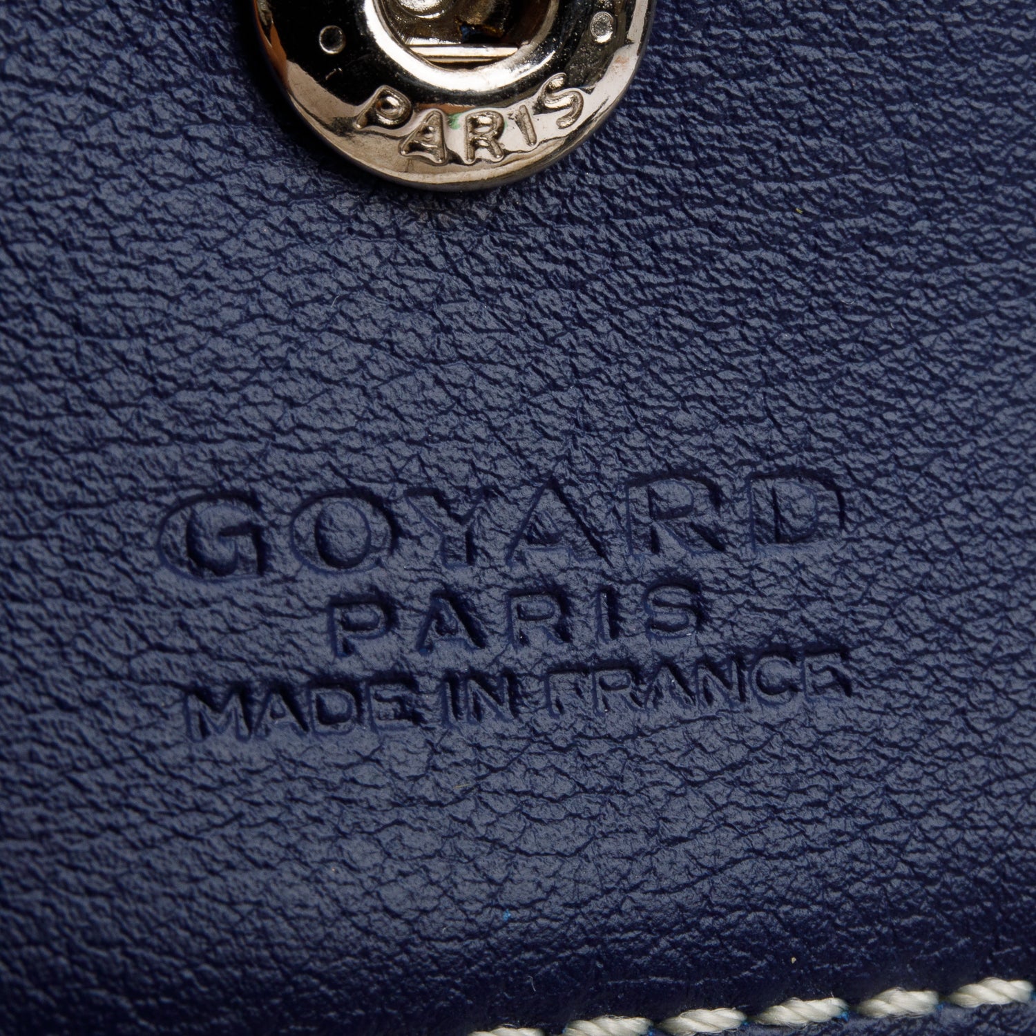 Goyard Navy Saint Louis PM Tote w/ Pouch